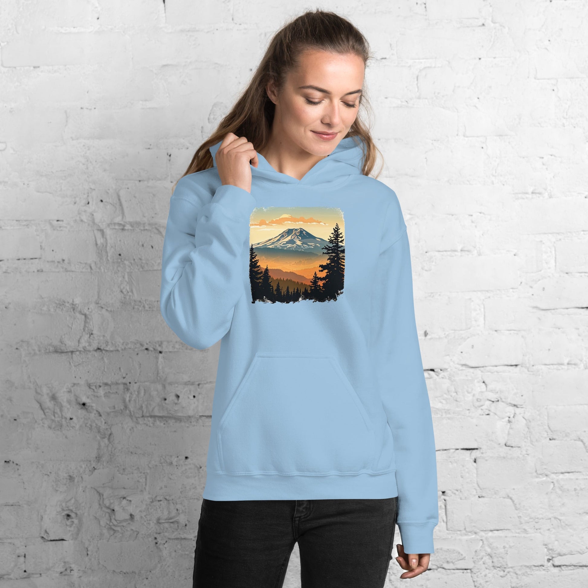 Clouds Over Mountains Women's (Unisex) Hoodie - Hoodies - Discovery Co.