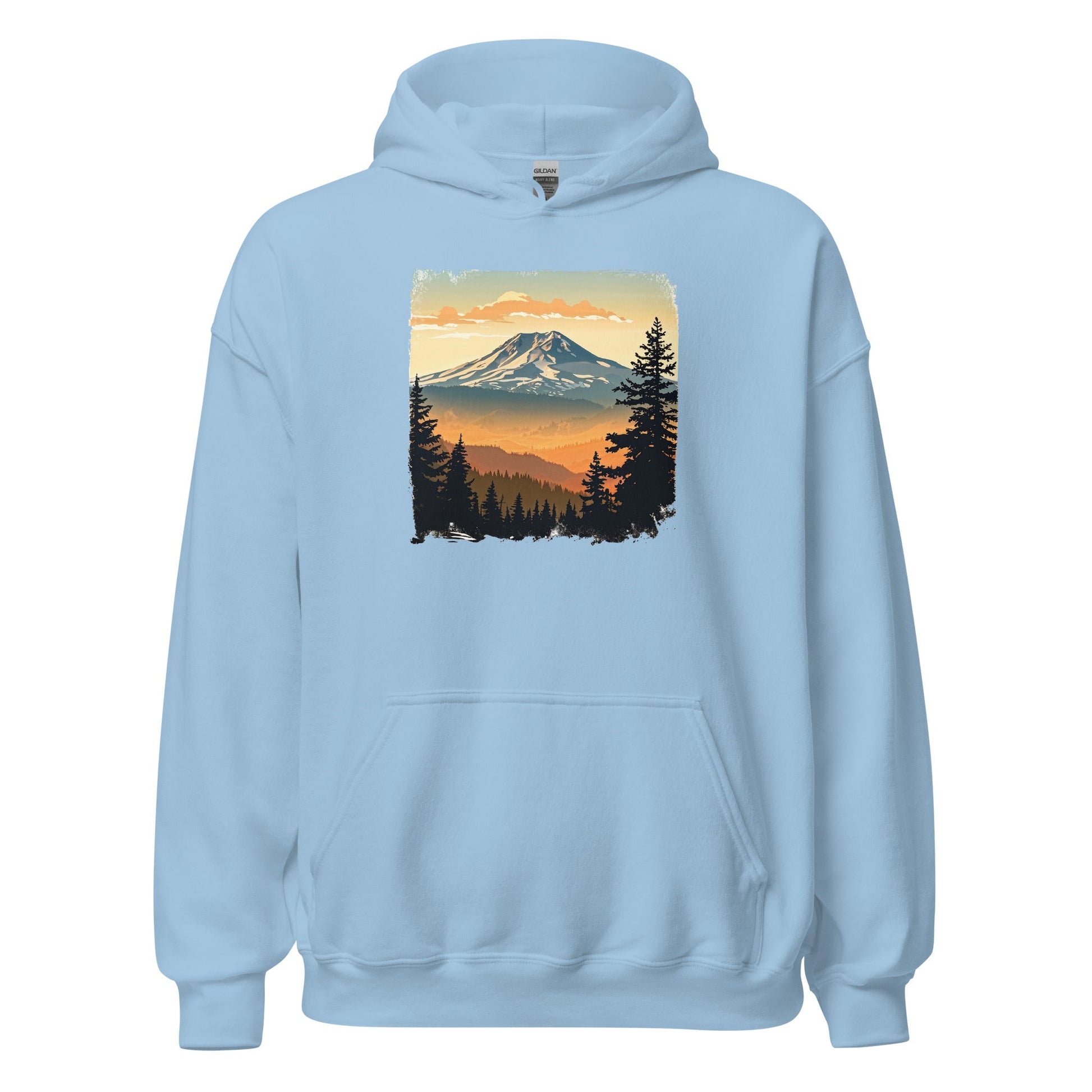 Clouds Over Mountains Women's (Unisex) Hoodie - Hoodies - Discovery Co.