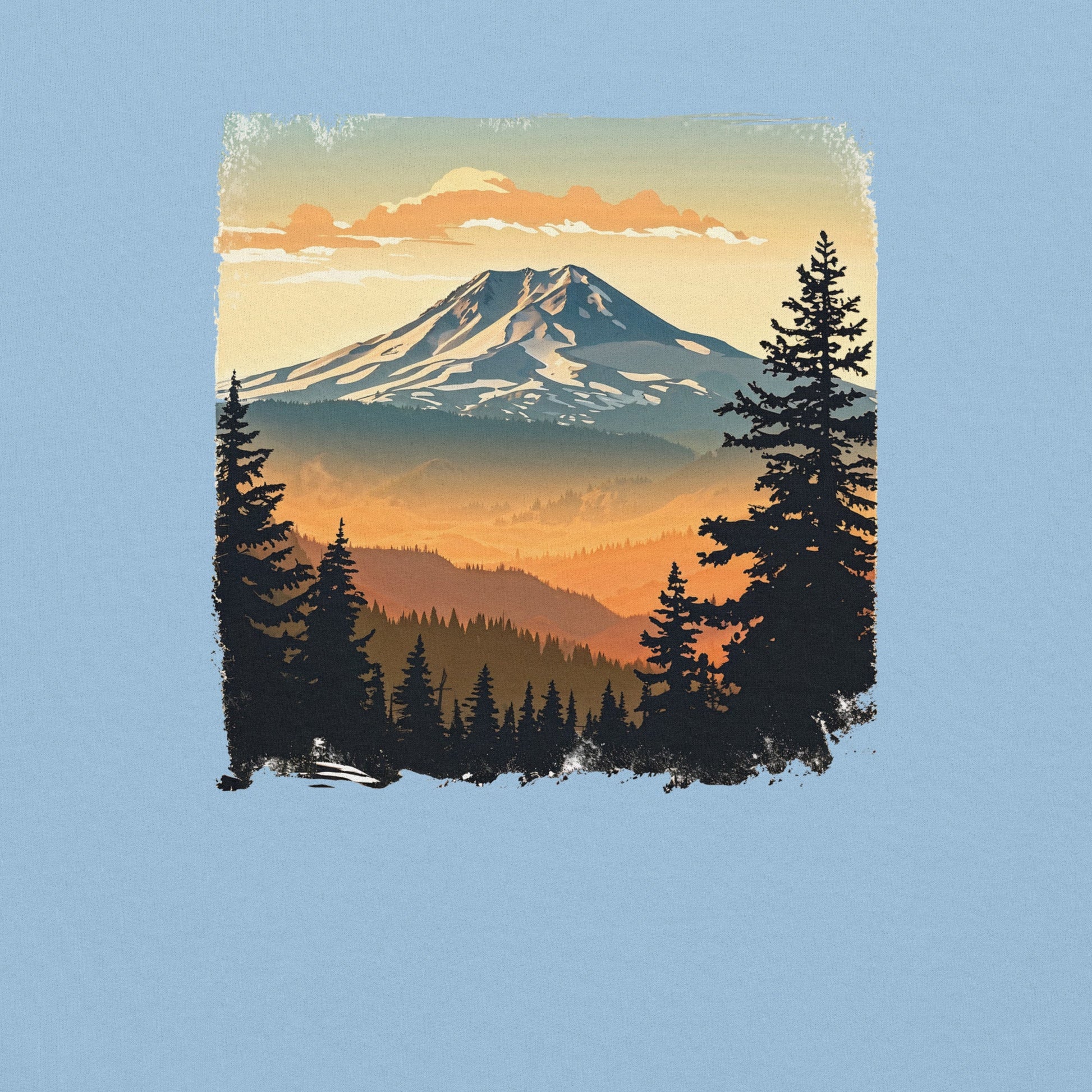 Clouds Over Mountains Women's (Unisex) Hoodie - Hoodies - Discovery Co.
