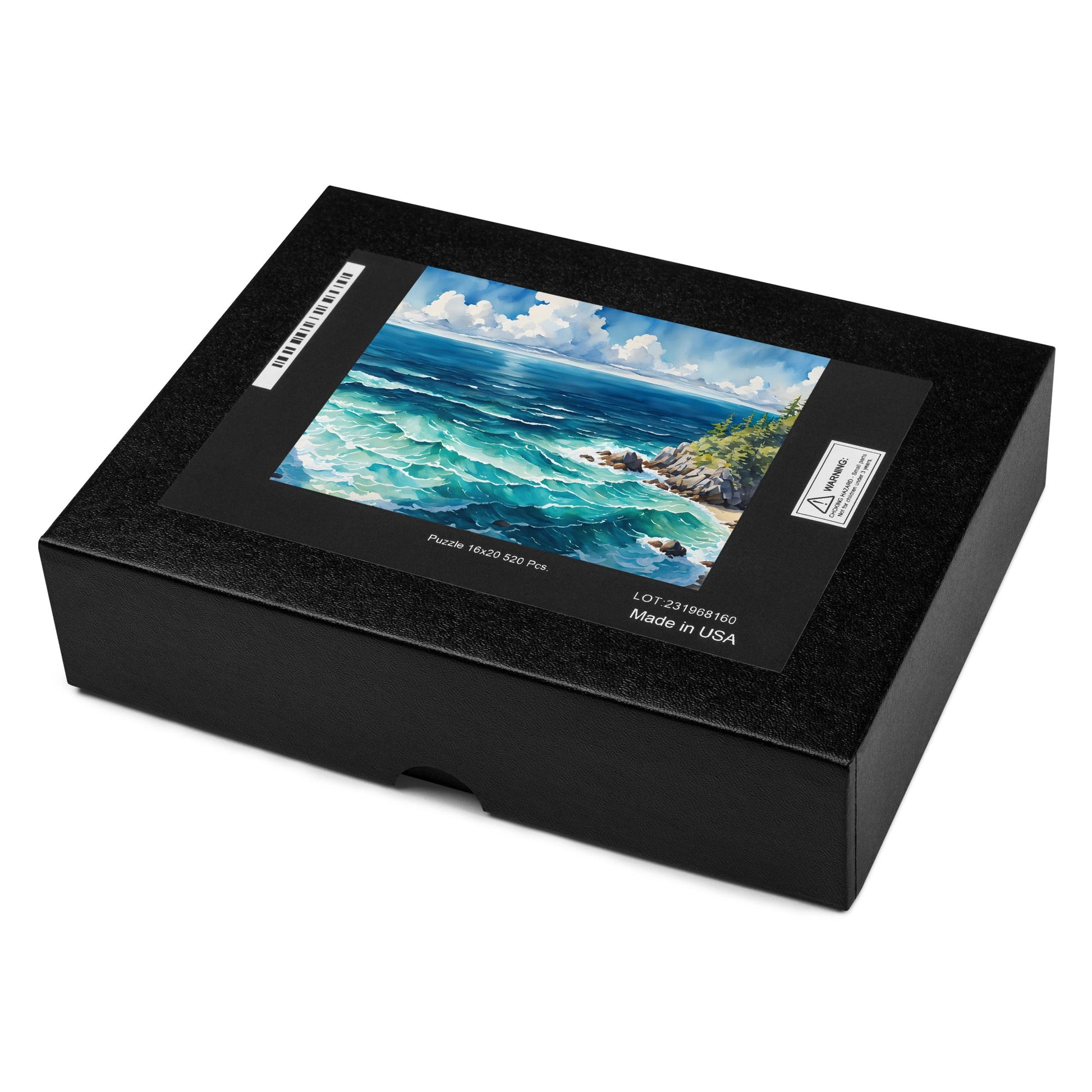 Coastal Cove Watercolor Jigsaw Puzzle - Puzzle - Discovery Co.