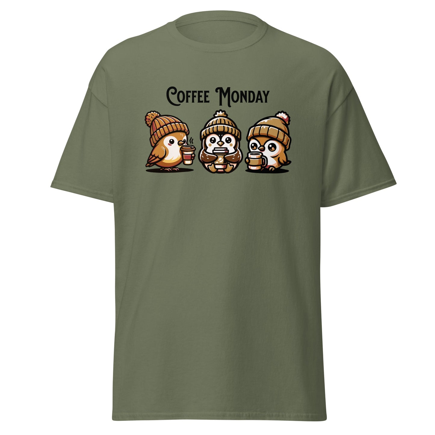 Coffee Monday (Brown) Women's (Unisex) Classic Tee - Women's Shirts - Discovery Co.