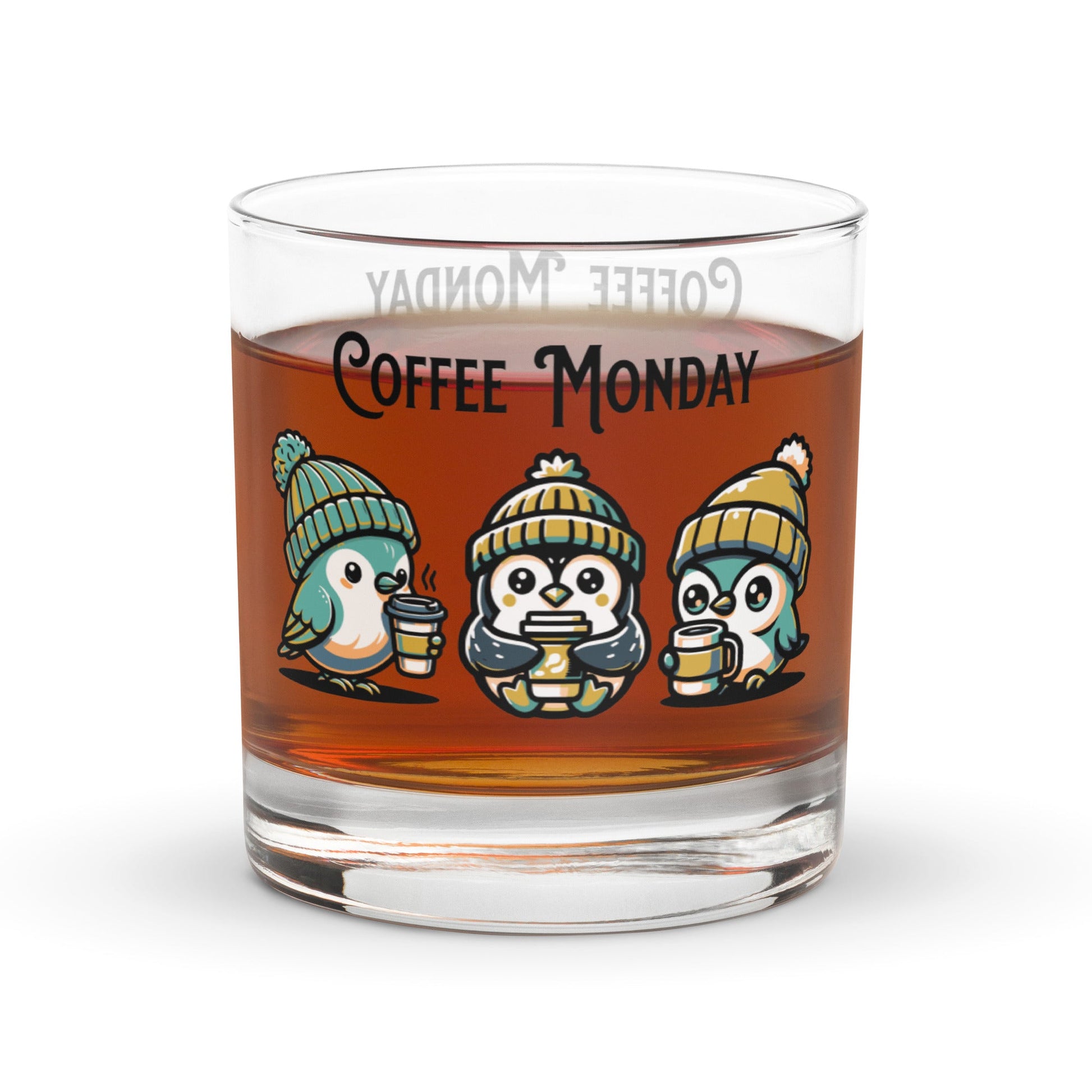 Coffee Monday (Green) Rocks Glass - Rocks Glass - Discovery Co.