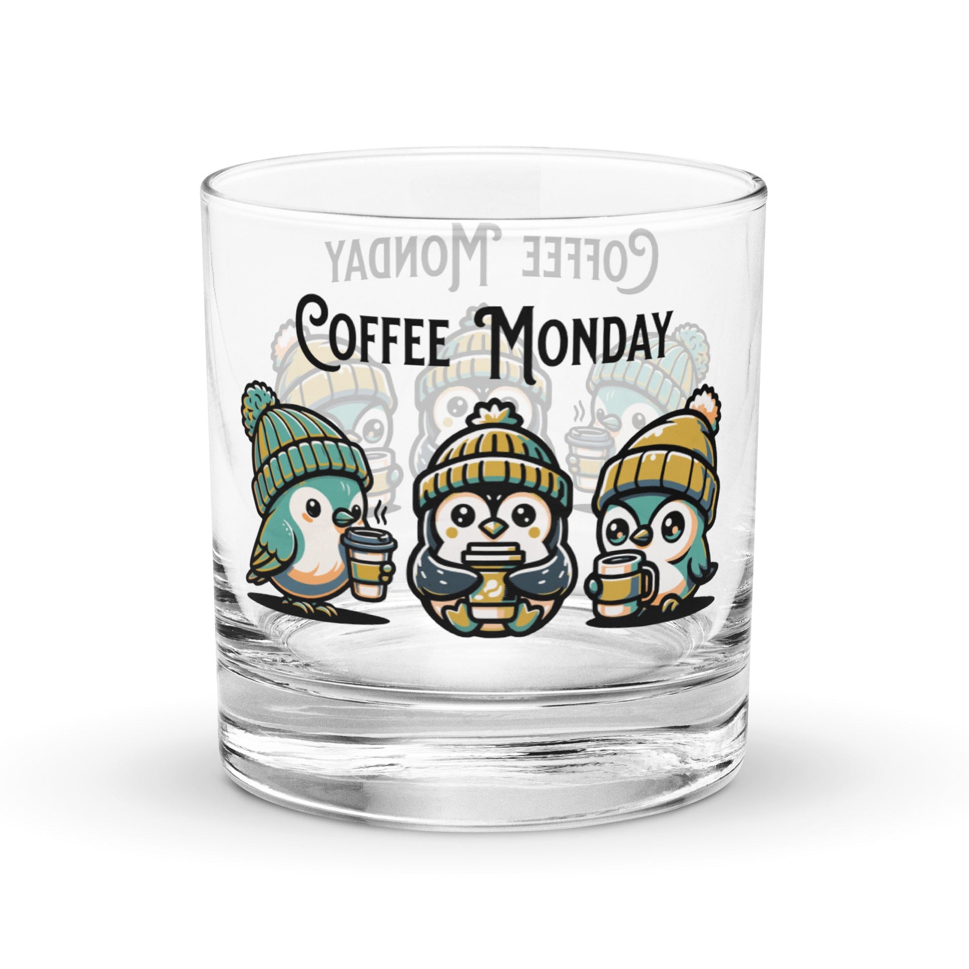 Coffee Monday (Green) Rocks Glass - Rocks Glass - Discovery Co.
