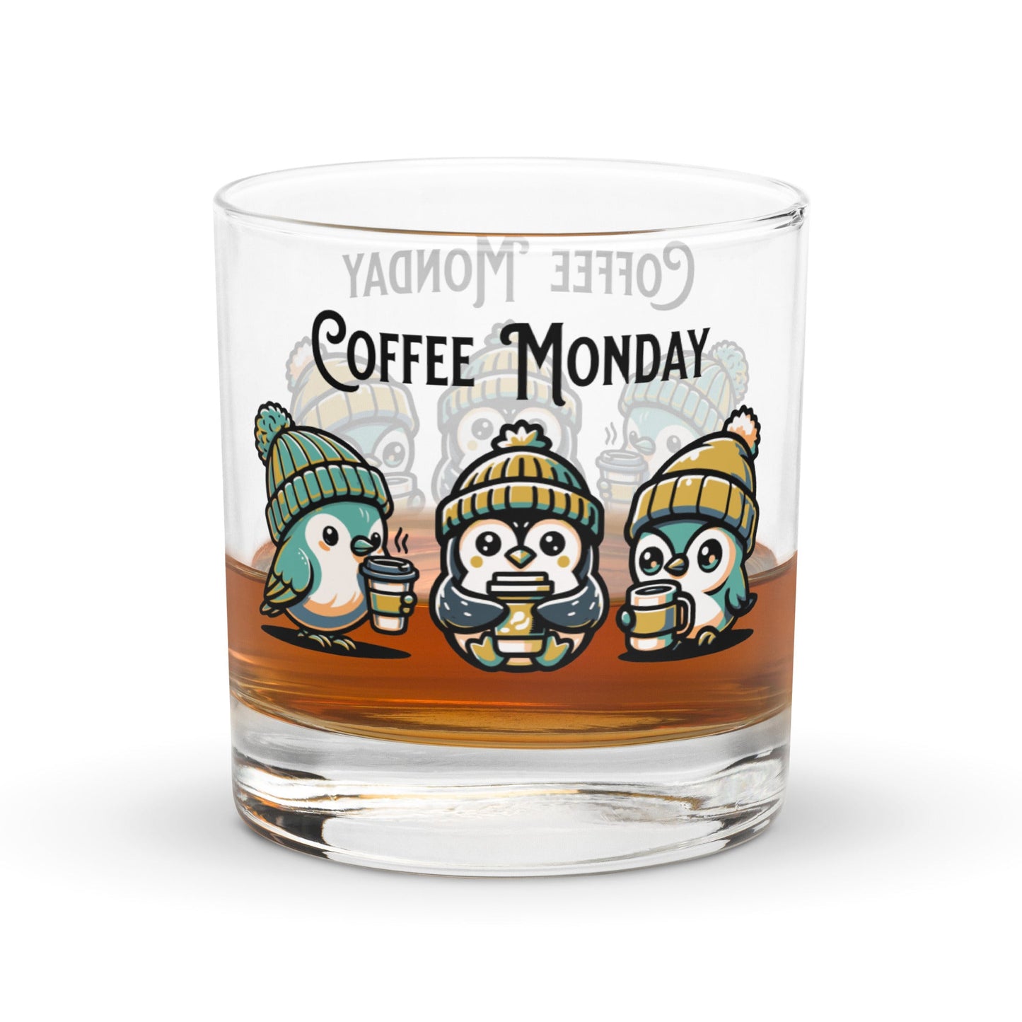 Coffee Monday (Green) Rocks Glass - Rocks Glass - Discovery Co.