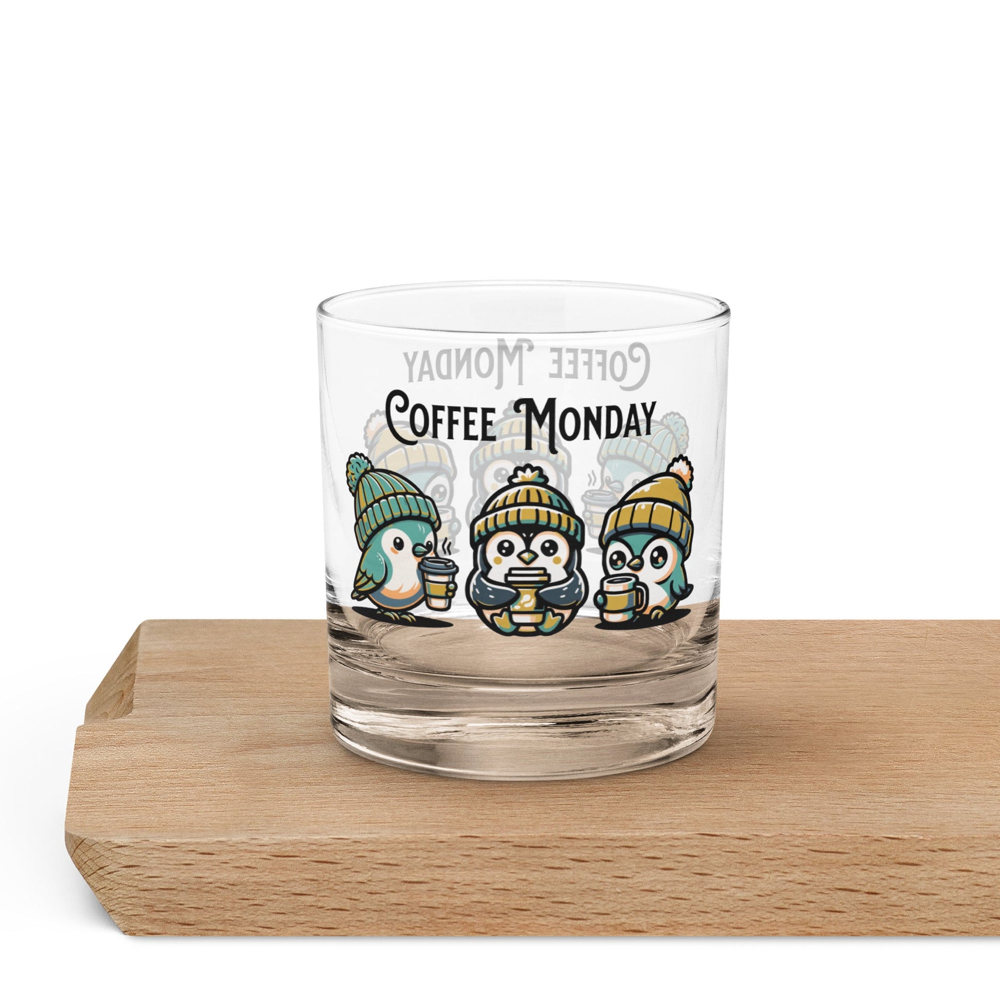 Coffee Monday (Green) Rocks Glass - Rocks Glass - Discovery Co.