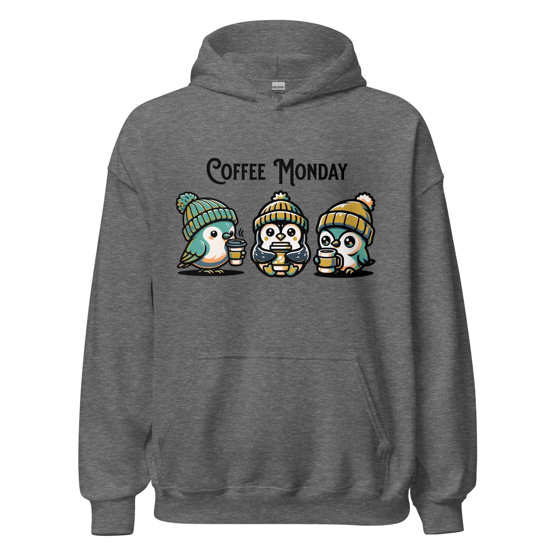 Coffee Monday (Green) Women's (Unisex) Hoodie - Hoodies - Discovery Co.