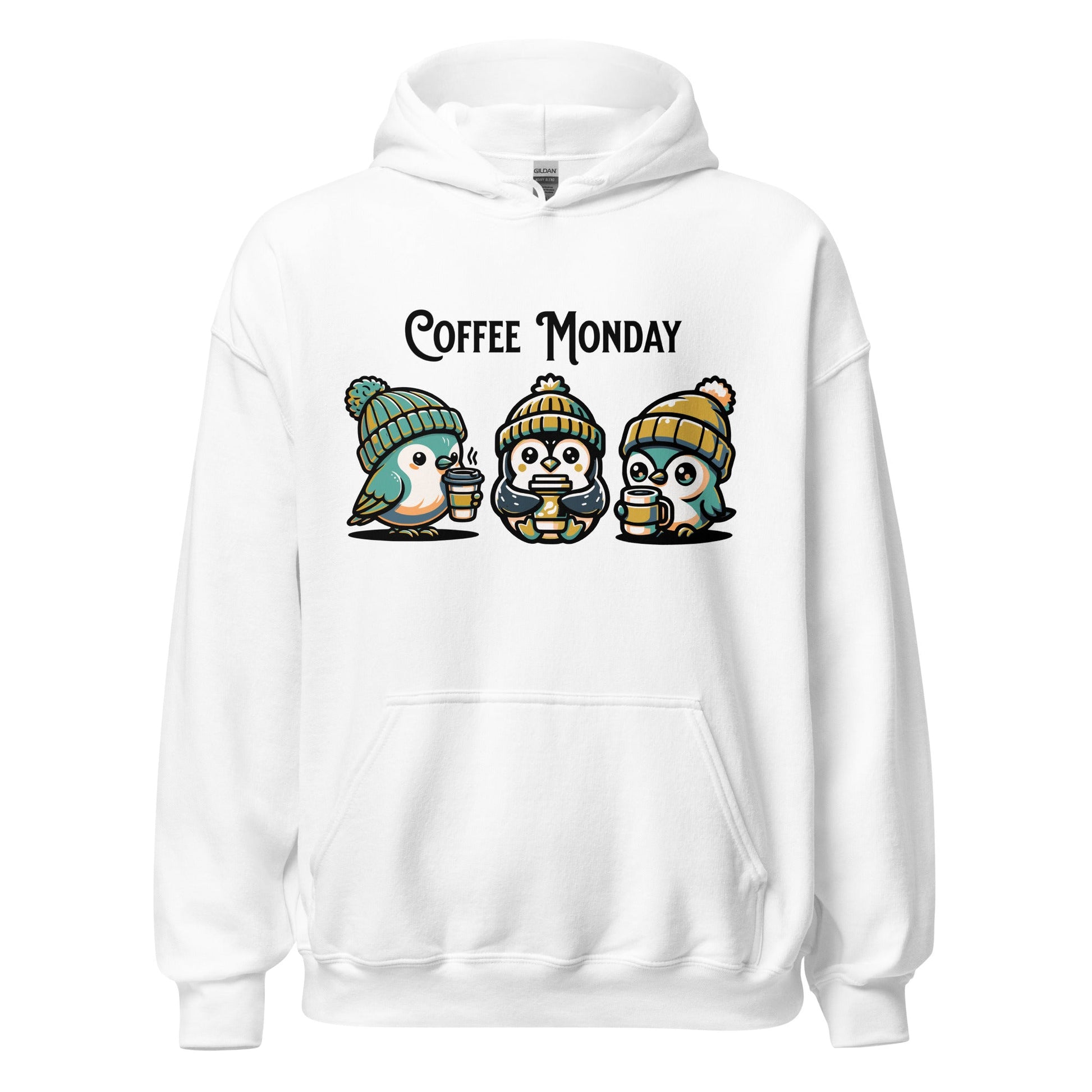 Coffee Monday (Green) Women's (Unisex) Hoodie - Hoodies - Discovery Co.