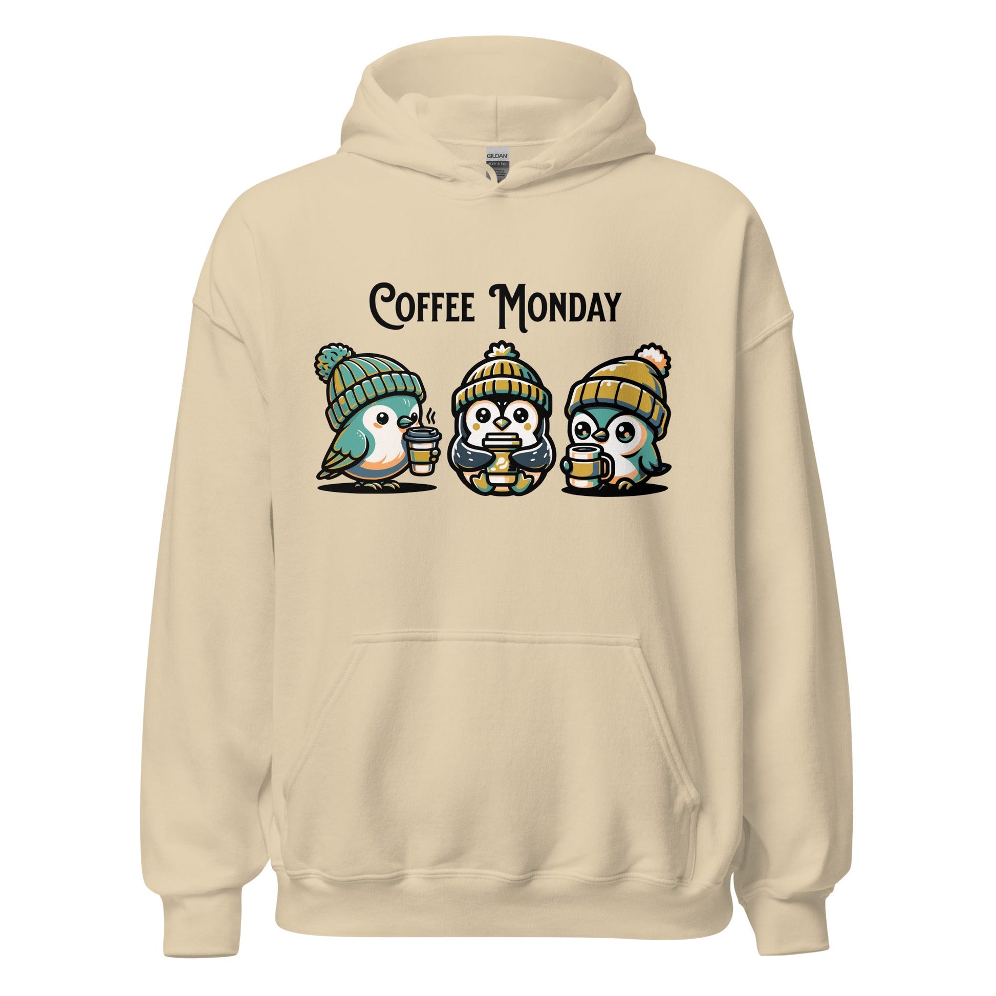 Coffee Monday (Green) Women's (Unisex) Hoodie - Hoodies - Discovery Co.