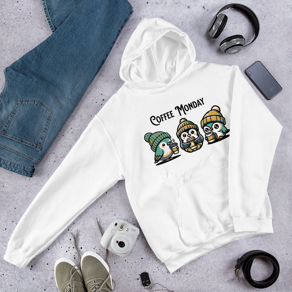 Coffee Monday (Green) Women's (Unisex) Hoodie - Hoodies - Discovery Co.