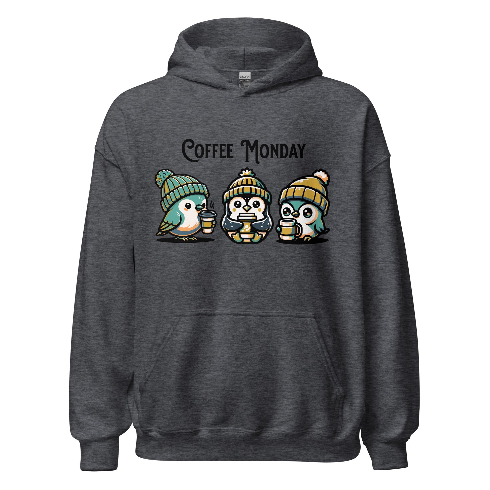 Coffee Monday (Green) Women's (Unisex) Hoodie - Hoodies - Discovery Co.