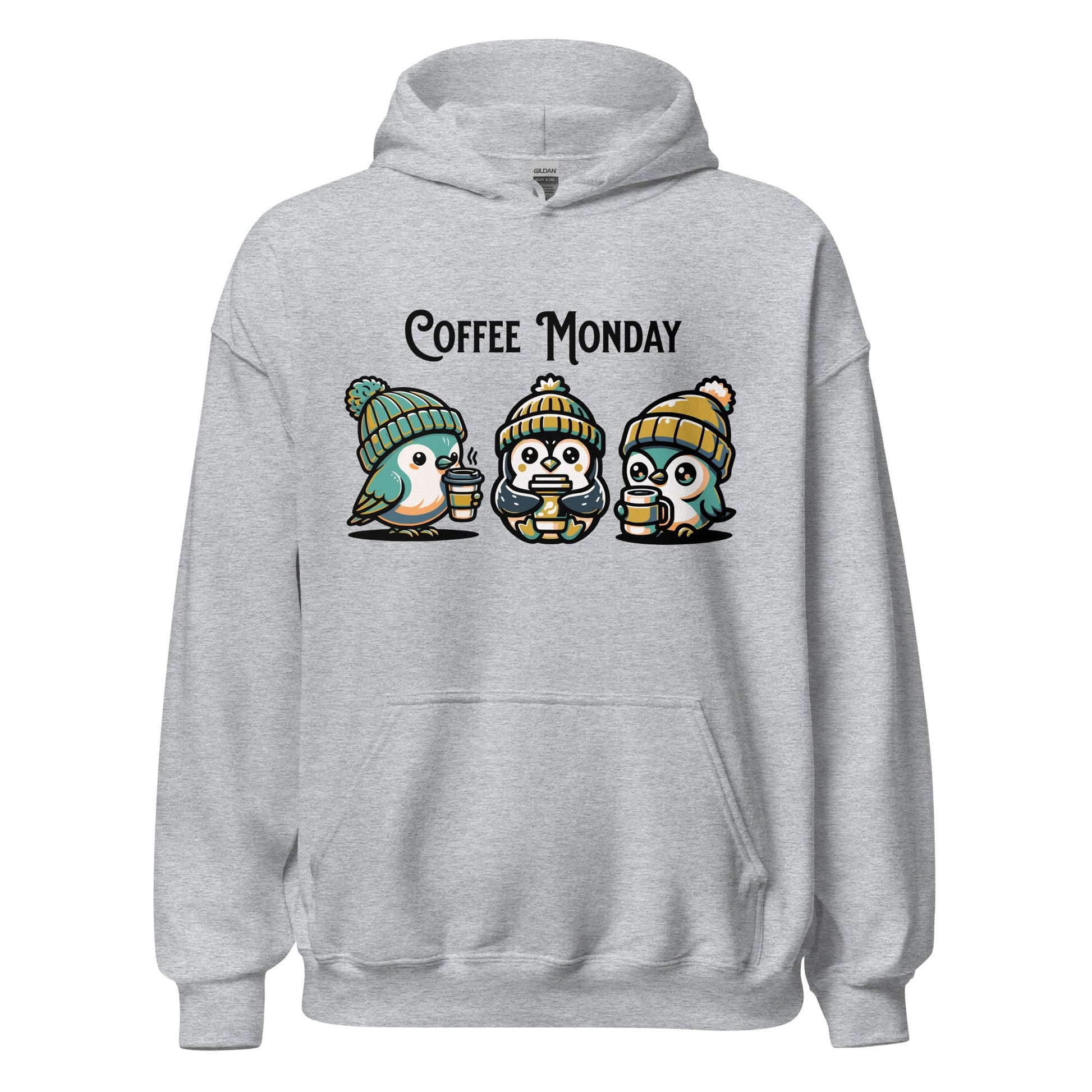 Coffee Monday (Green) Women's (Unisex) Hoodie - Hoodies - Discovery Co.