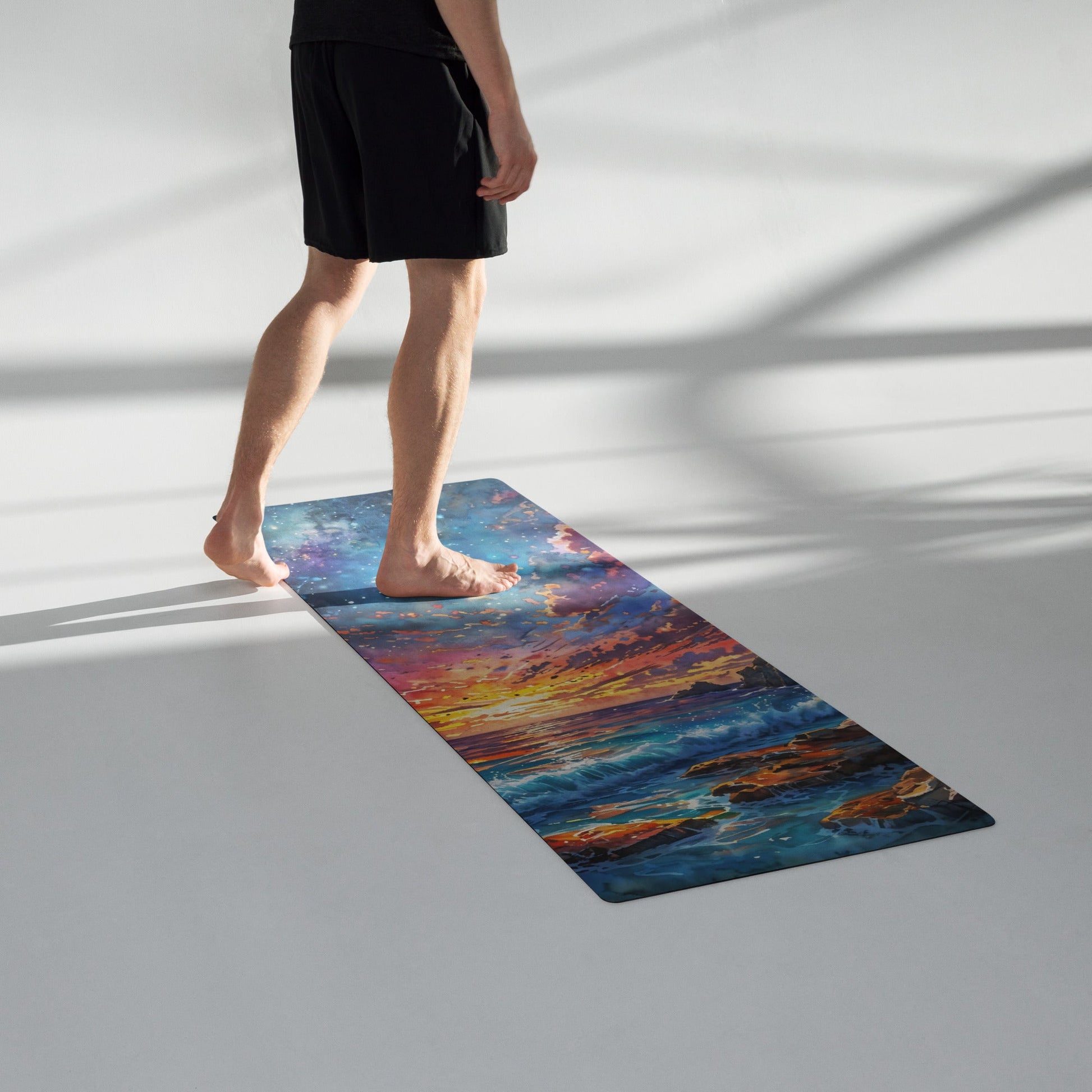 Colorful Ocean Yoga Mat - Yoga Mat - Discovery Co.