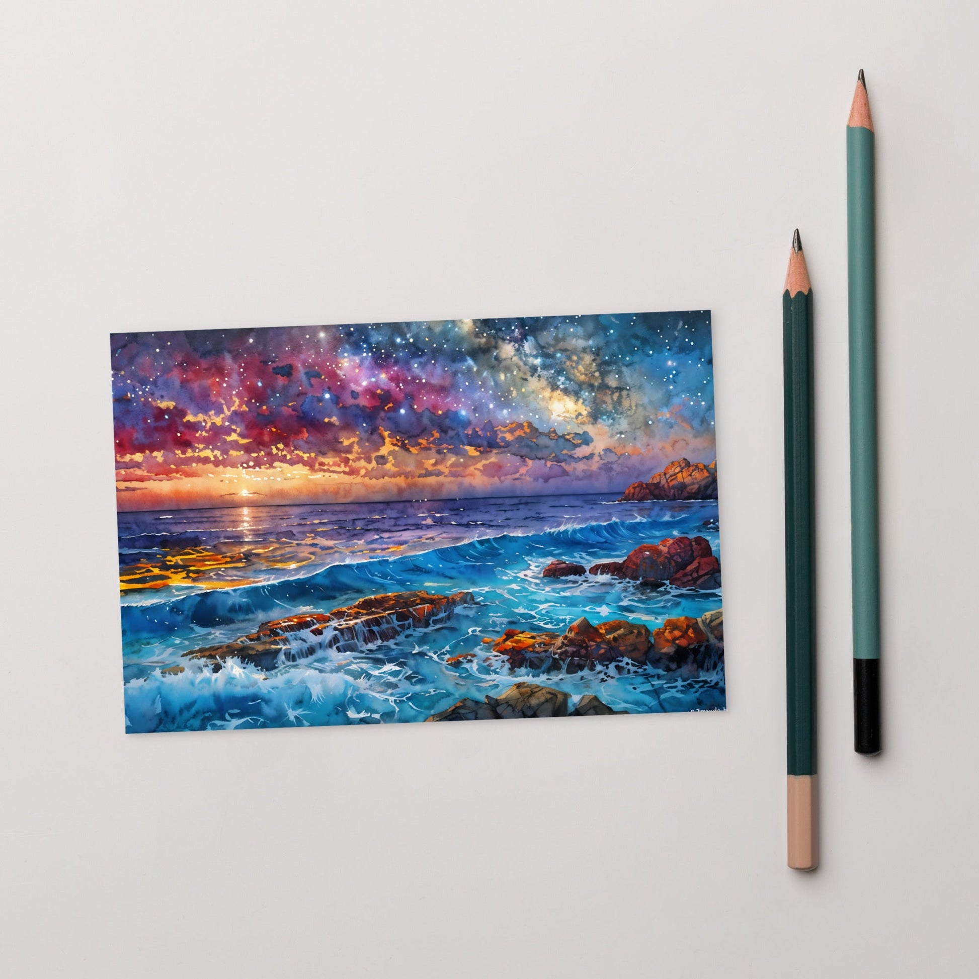 Colorful Sea Standard Postcard - Post Cards - Discovery Co.