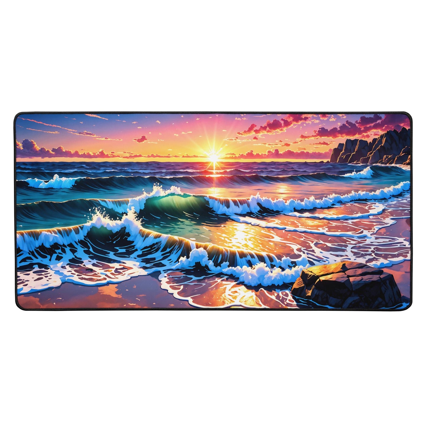 Colorful Sunset Desk Mat - Mouse Pads - Discovery Co.