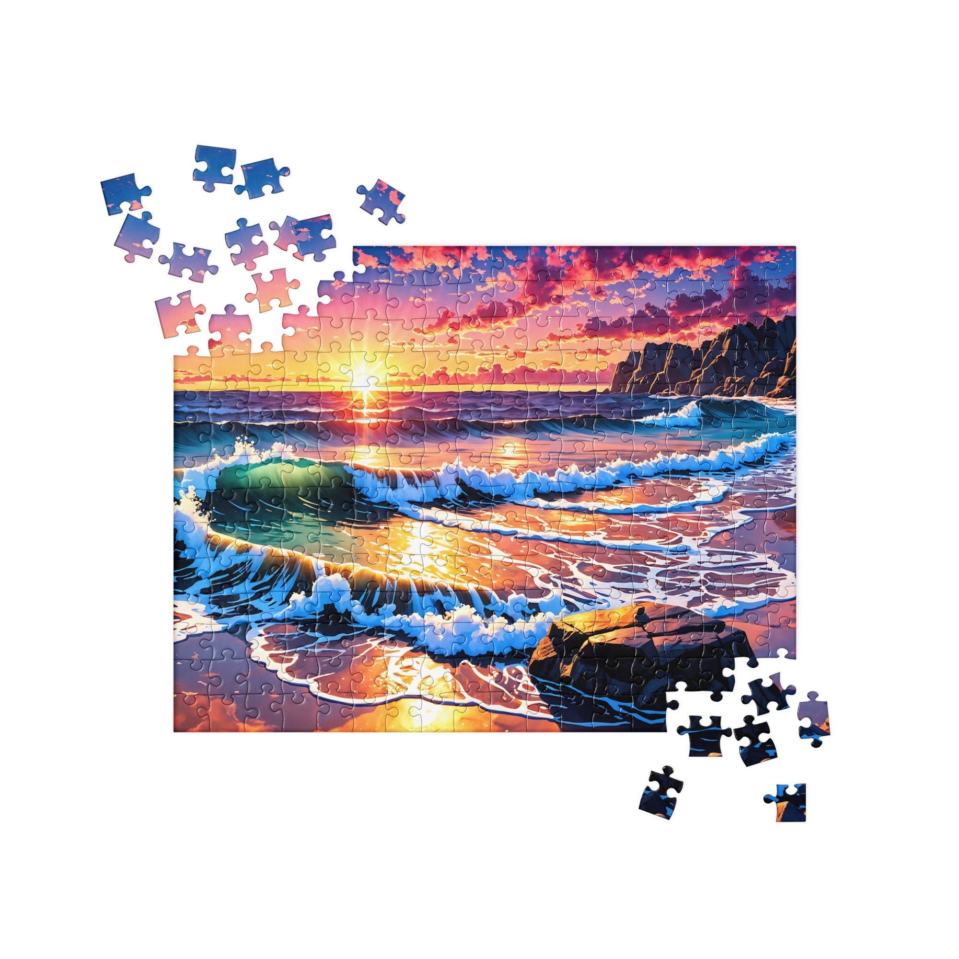 Colorful Sunset Jigsaw Puzzle - Puzzle - Discovery Co.