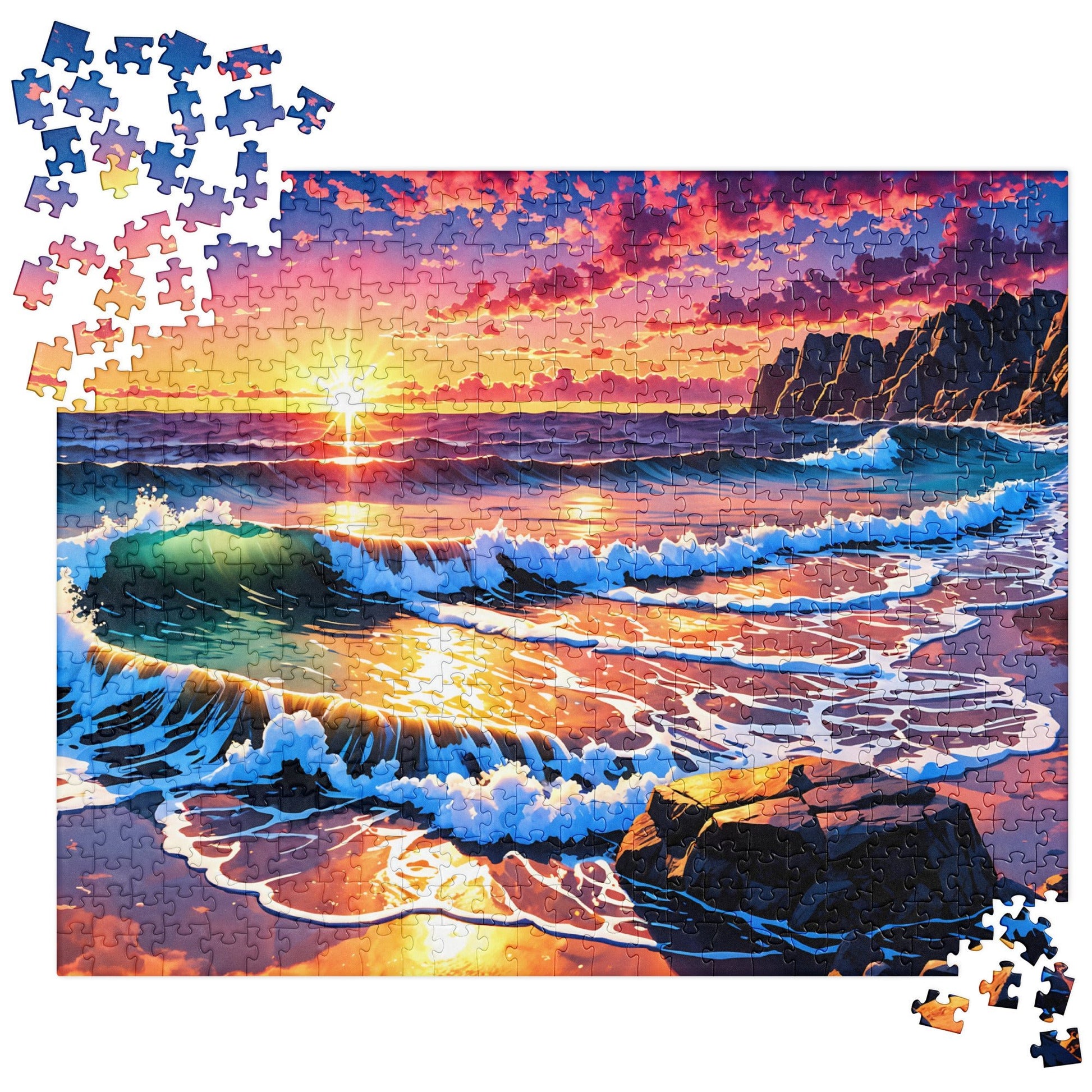 Colorful Sunset Jigsaw Puzzle - Puzzle - Discovery Co.