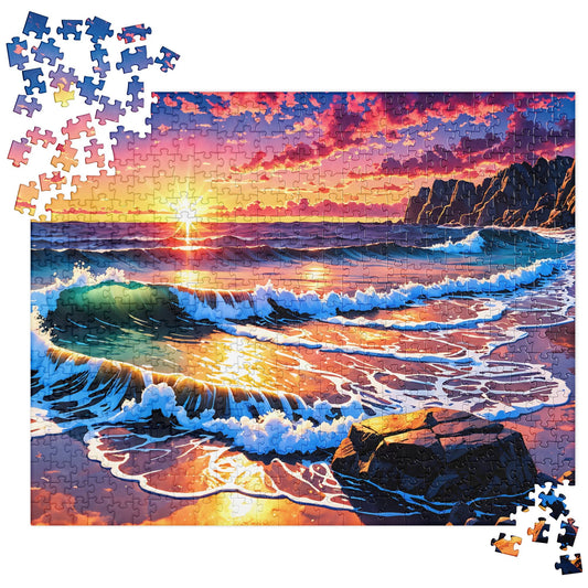 Colorful Sunset Jigsaw Puzzle - Puzzle - Discovery Co.
