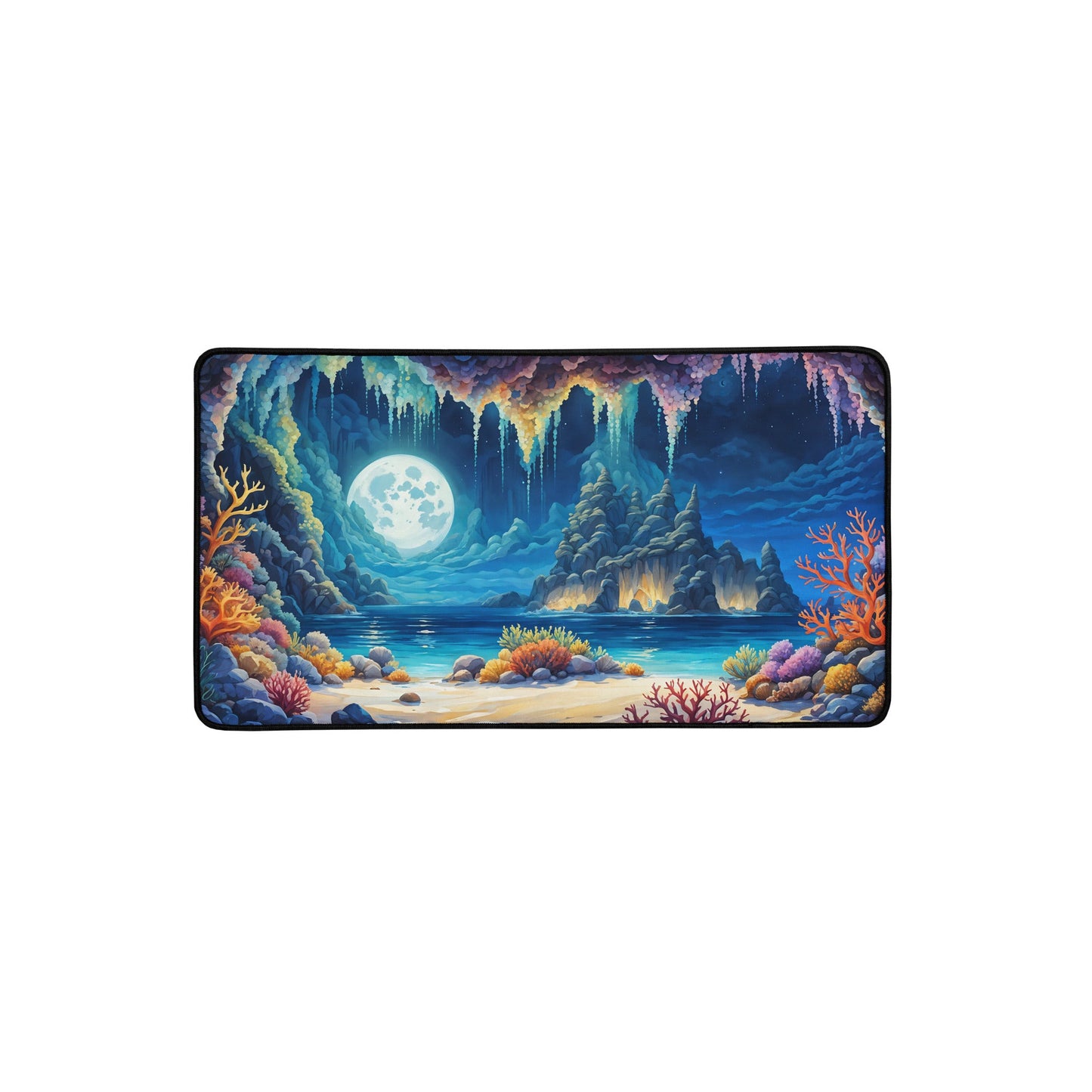 Coral Beach Desk Mat - Mouse Pads - Discovery Co.