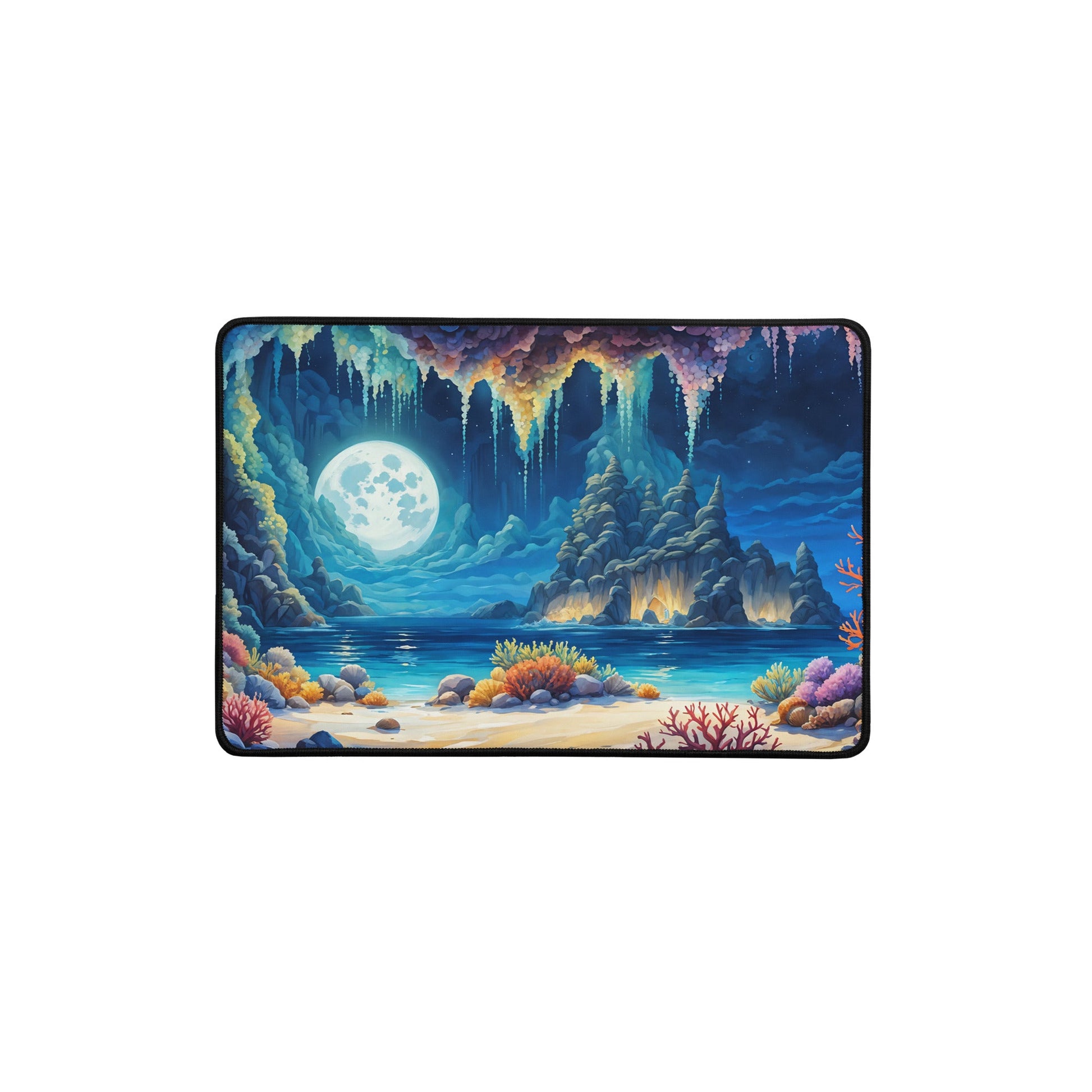 Coral Beach Desk Mat - Mouse Pads - Discovery Co.