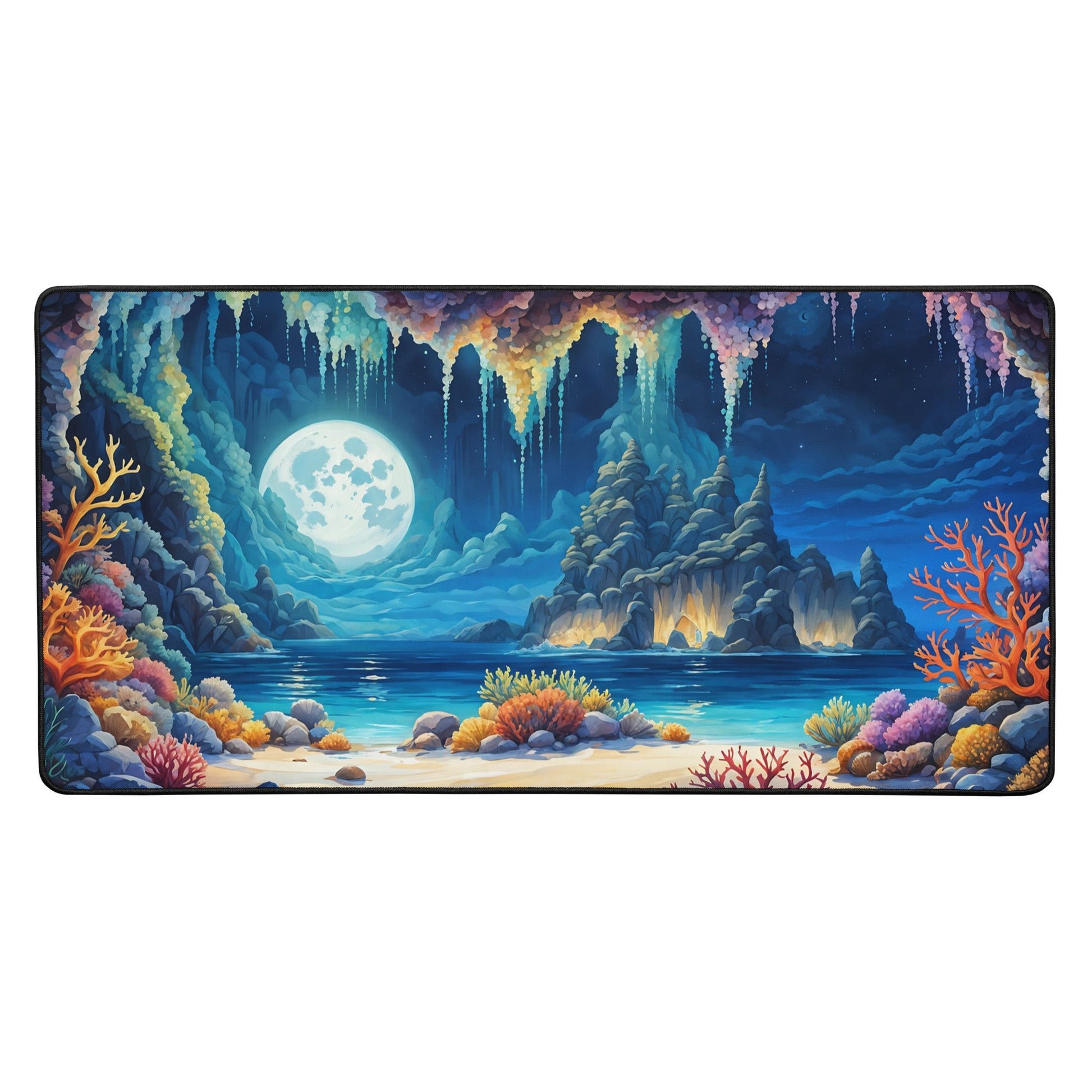 Coral Beach Desk Mat - Mouse Pads - Discovery Co.