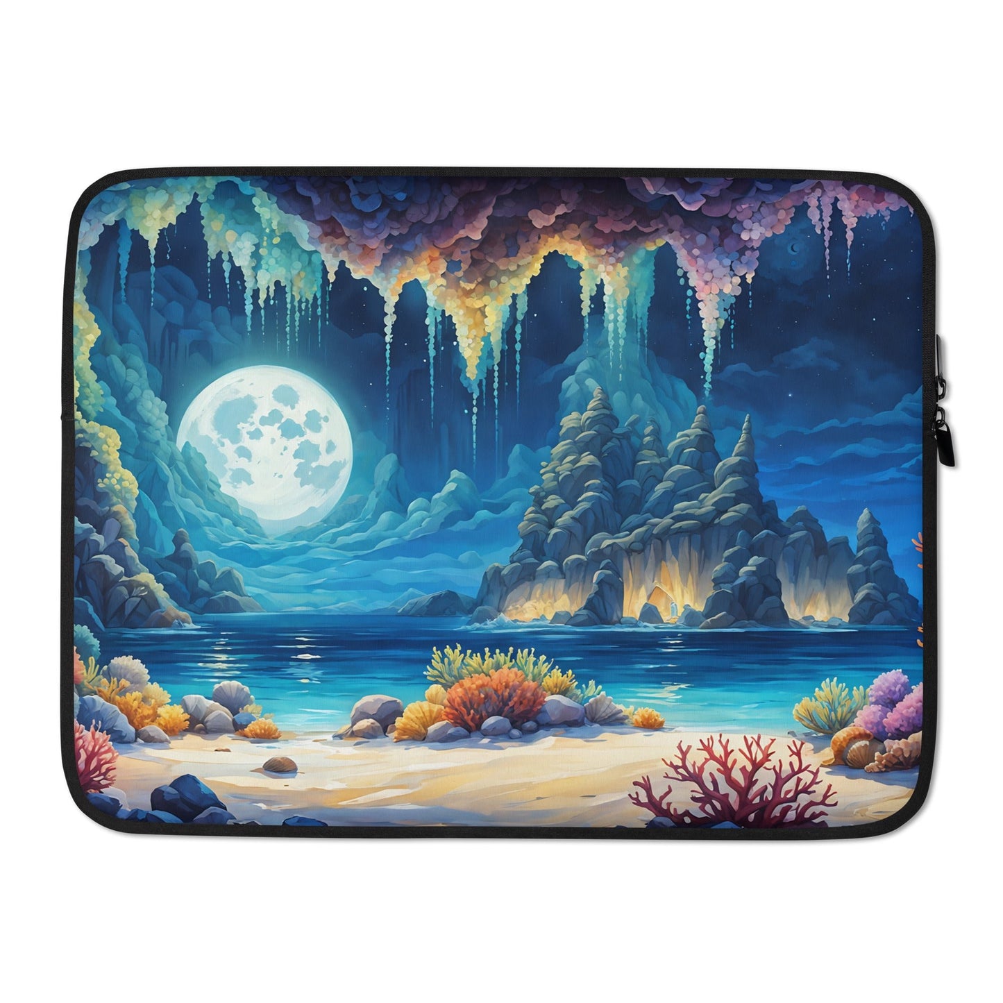 Coral Beach Laptop Sleeve - Laptop Cases - Discovery Co.