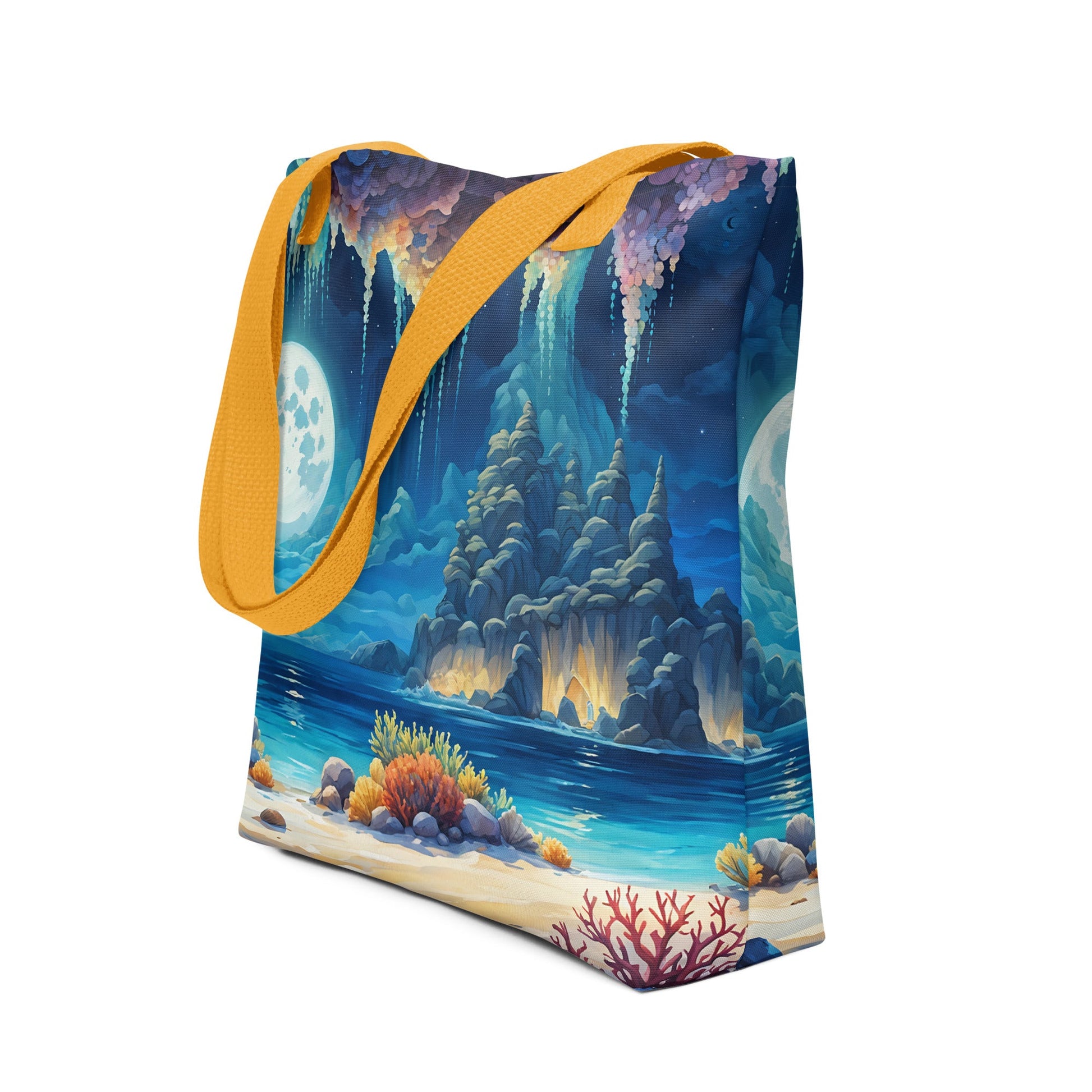 Coral Beach Tote Bag - Tote Bags - Discovery Co.