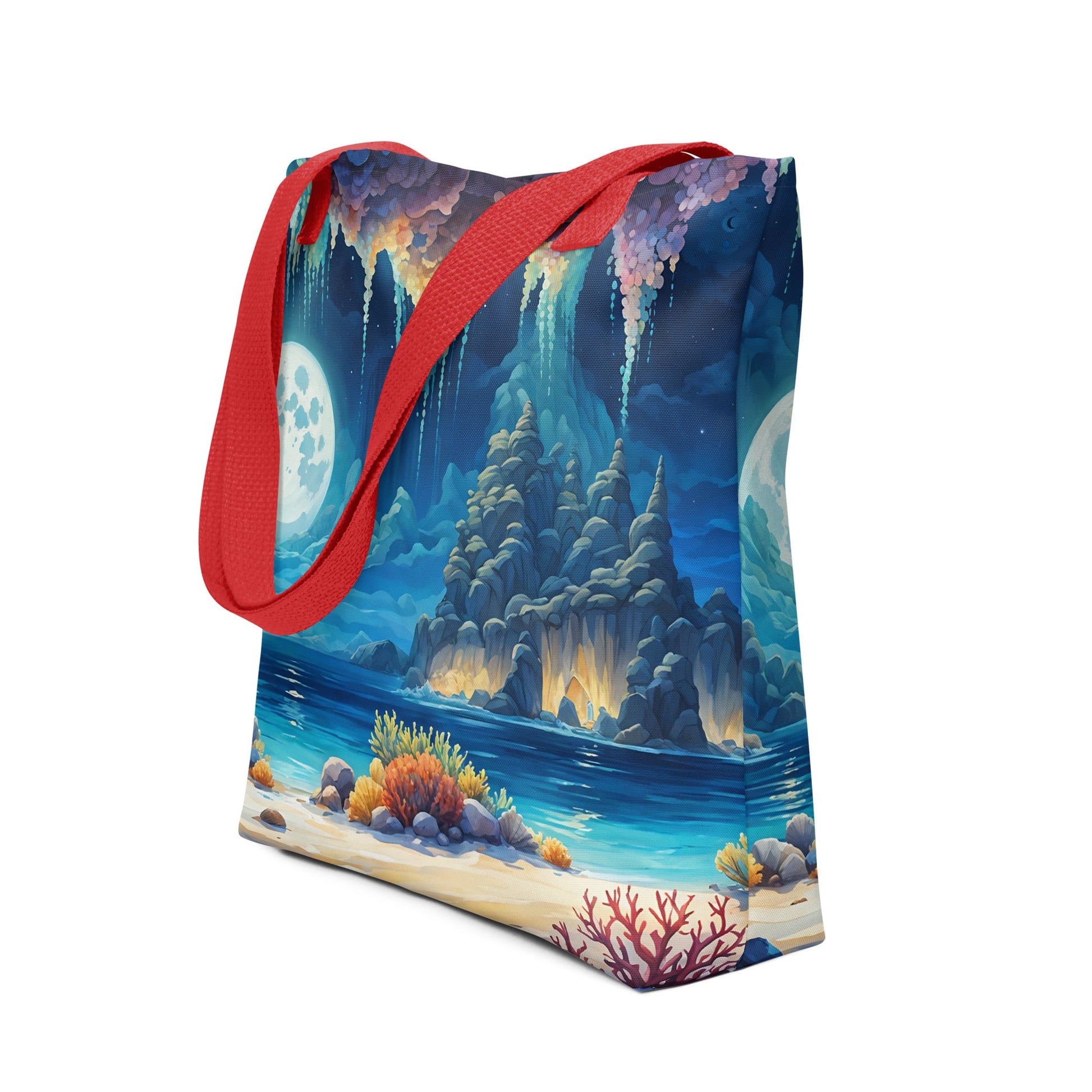 Coral Beach Tote Bag - Tote Bags - Discovery Co.