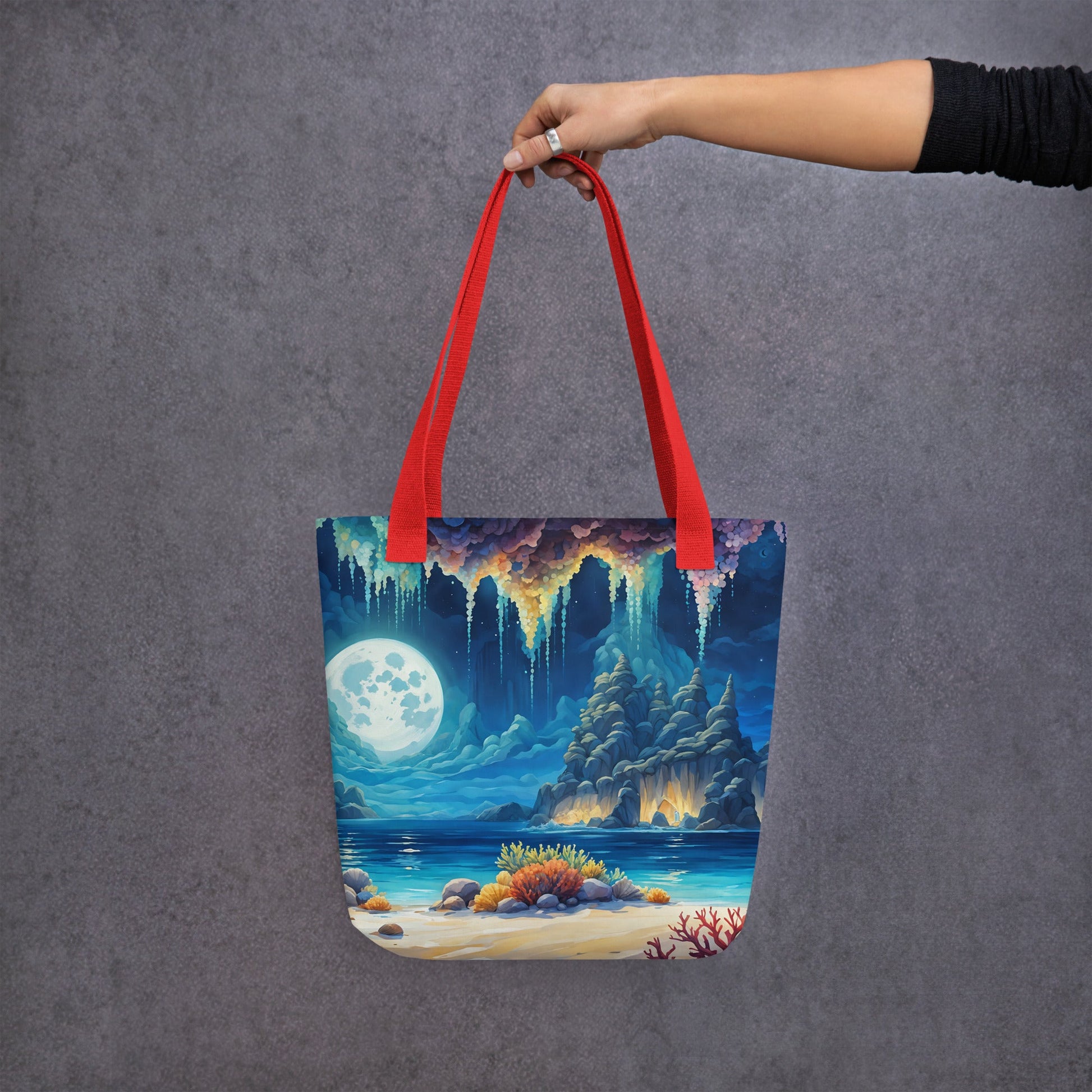 Coral Beach Tote Bag - Tote Bags - Discovery Co.