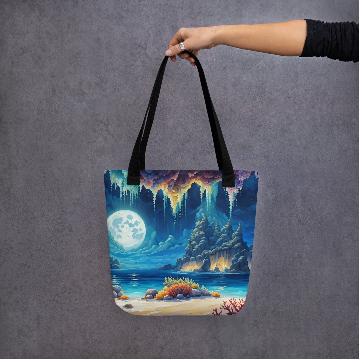 Coral Beach Tote Bag - Tote Bags - Discovery Co.