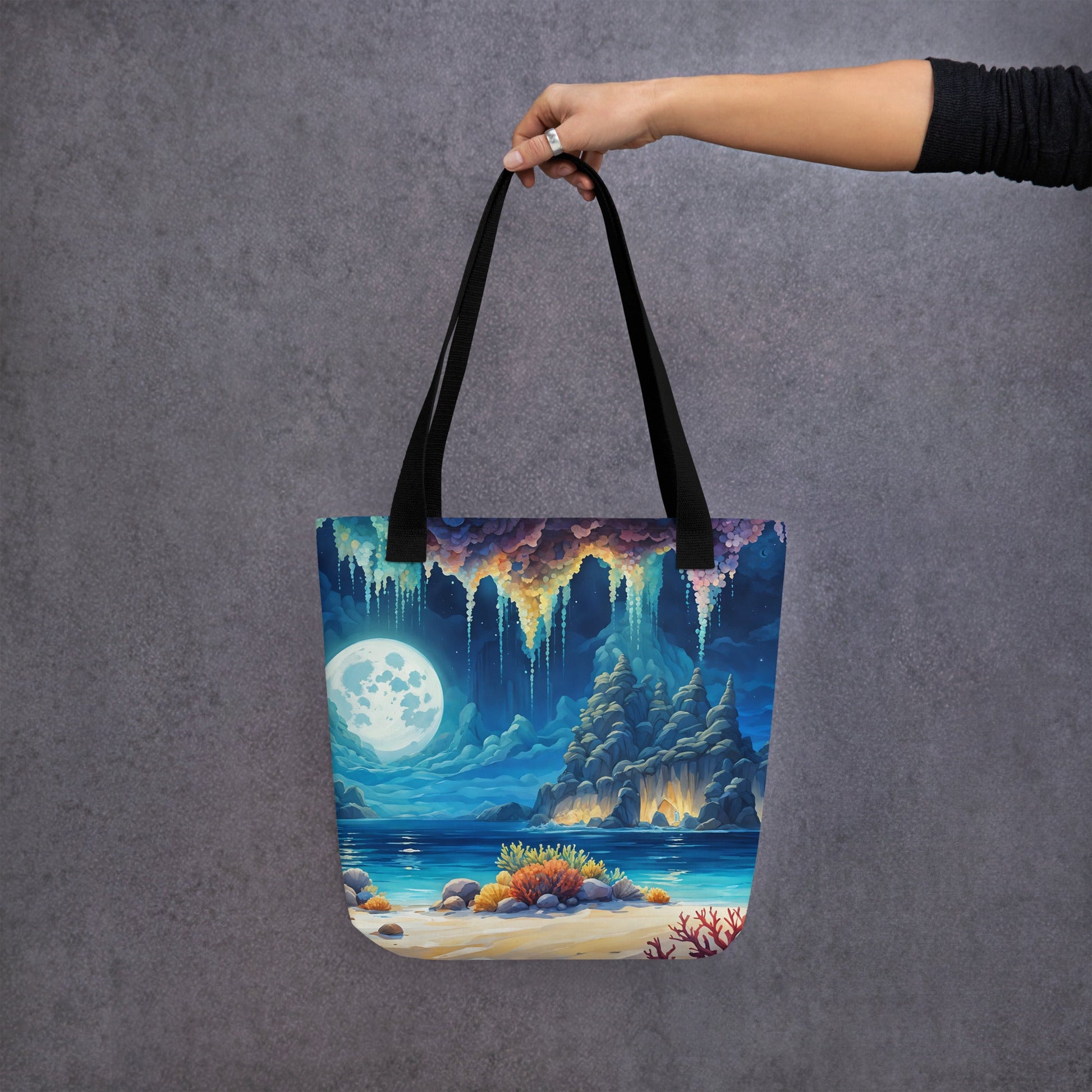 Coral Beach Tote Bag - Tote Bags - Discovery Co.