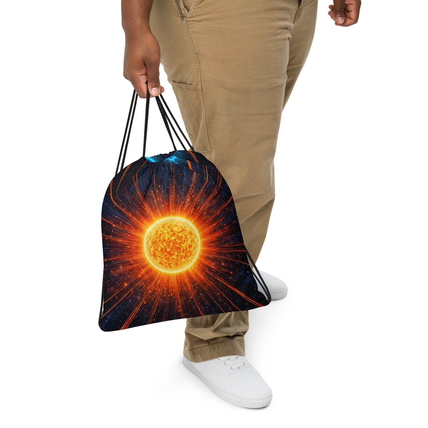 Cosmic Sun Drawstring Bag - Drawstring Bag - Discovery Co.