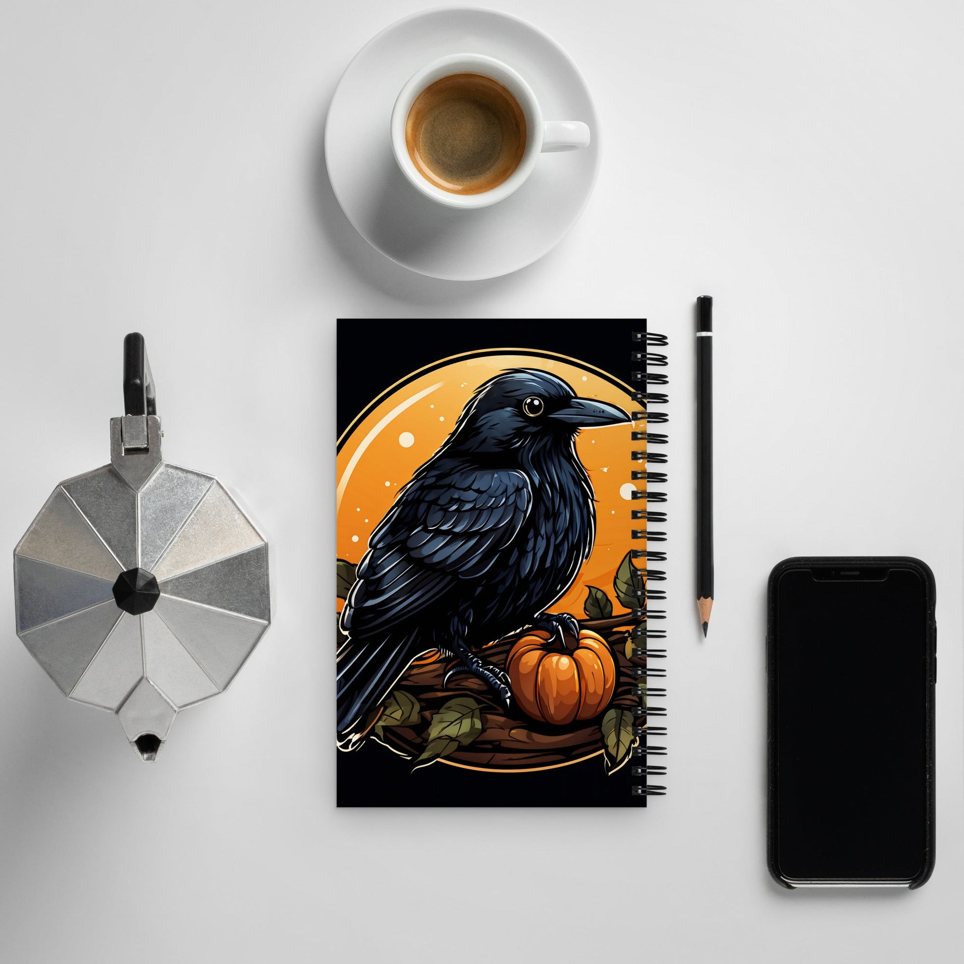 Crow Spiral Notebook - Spiral Notebooks - Discovery Co.