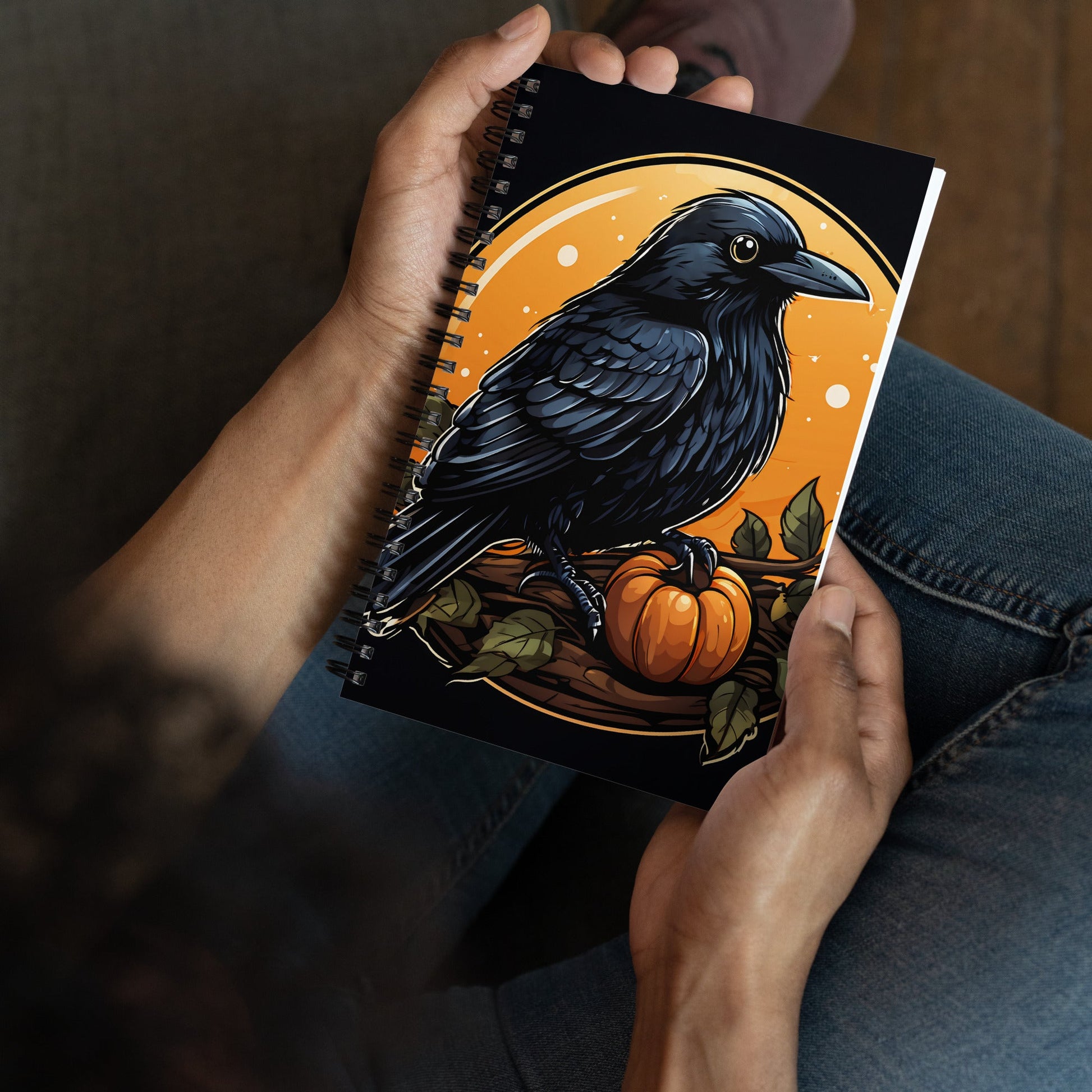 Crow Spiral Notebook - Spiral Notebooks - Discovery Co.