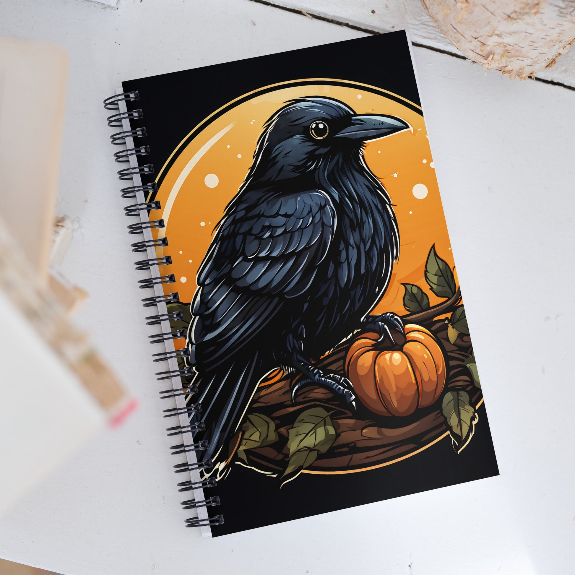 Crow Spiral Notebook - Spiral Notebooks - Discovery Co.