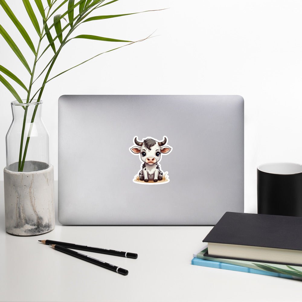 Cute Calf Bubble - free Stickers - Stickers - Discovery Co.