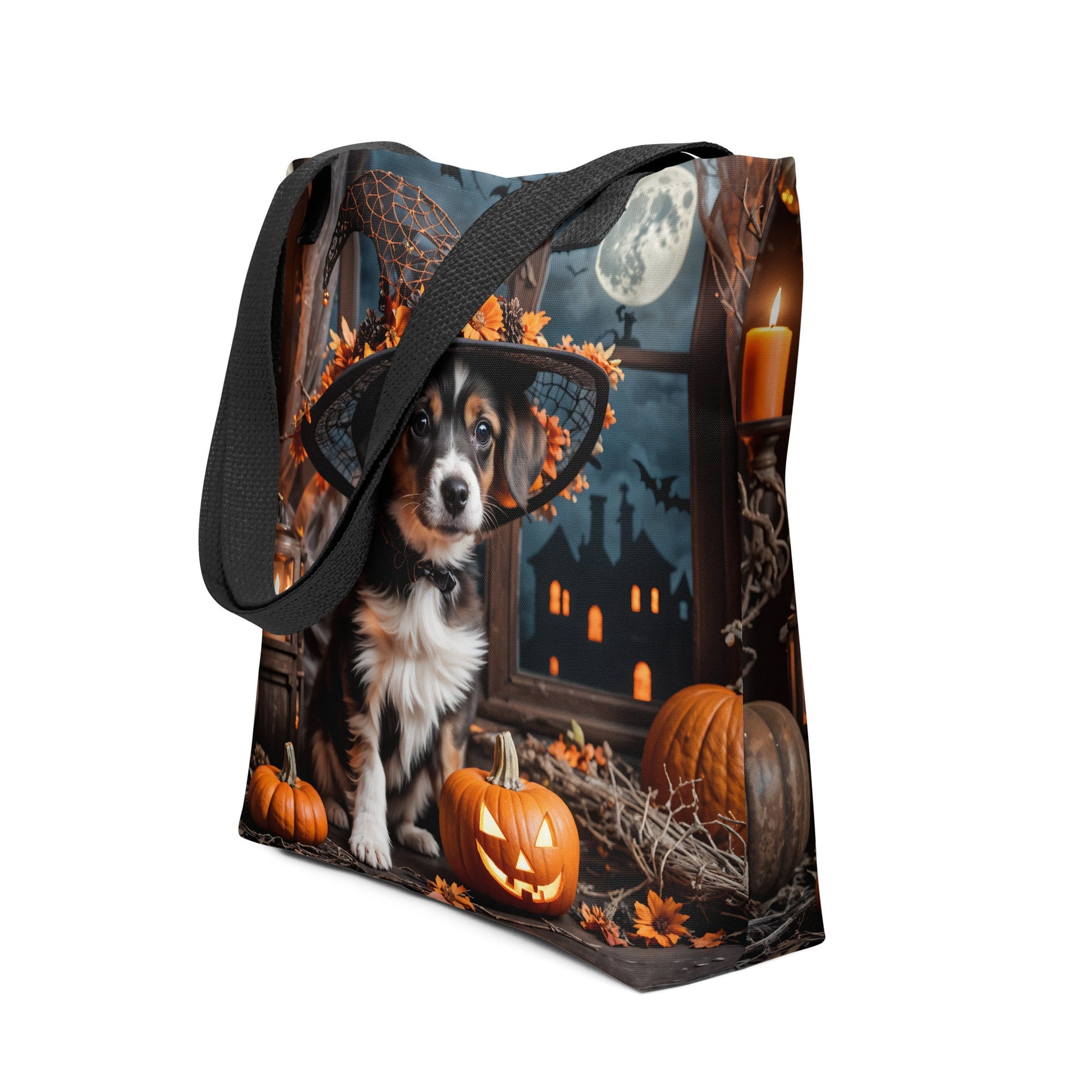 Cute Halloween Puppy II Tote Bag - Tote Bags - Discovery Co.