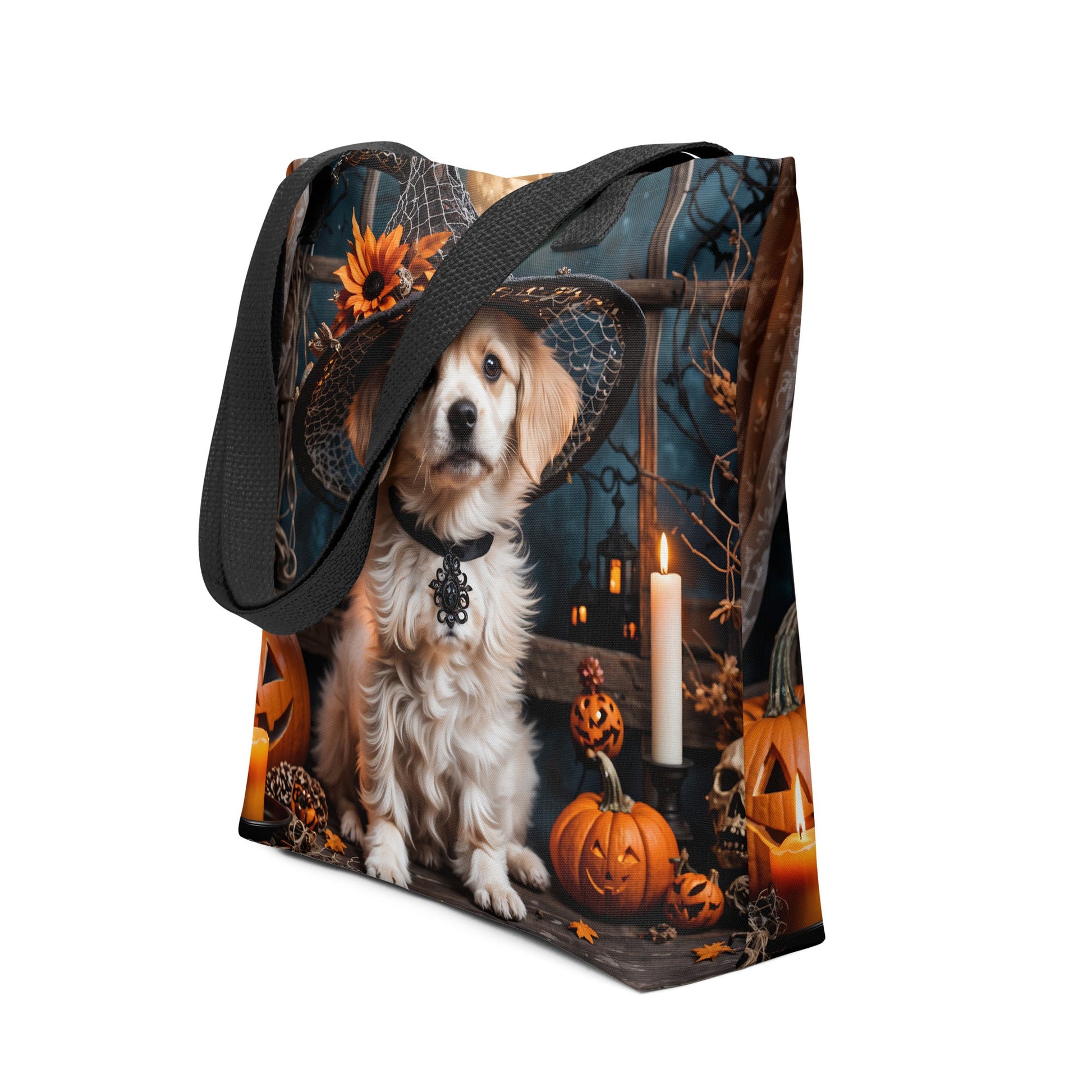 Cute Halloween Puppy Tote Bag - Tote Bags - Discovery Co.