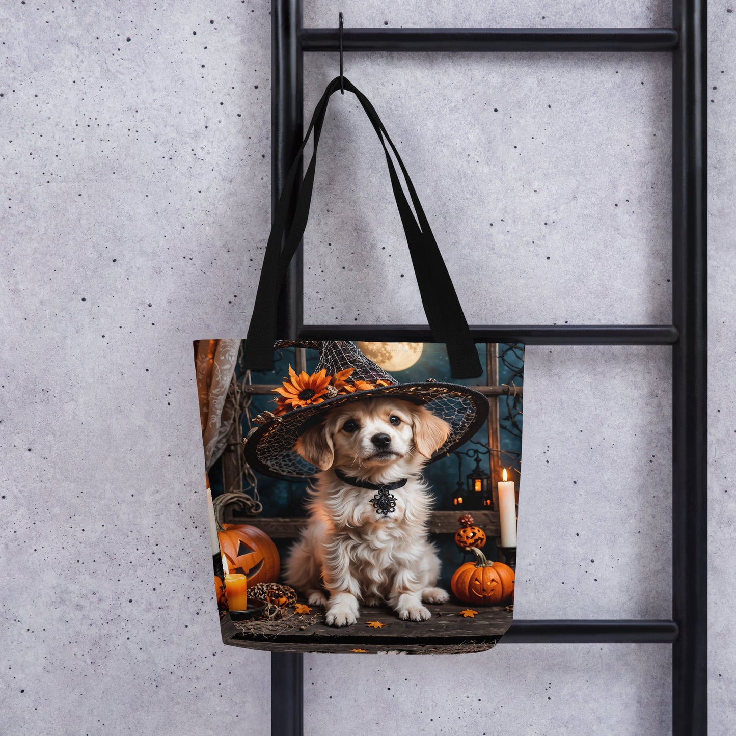 Cute Halloween Puppy Tote Bag - Tote Bags - Discovery Co.