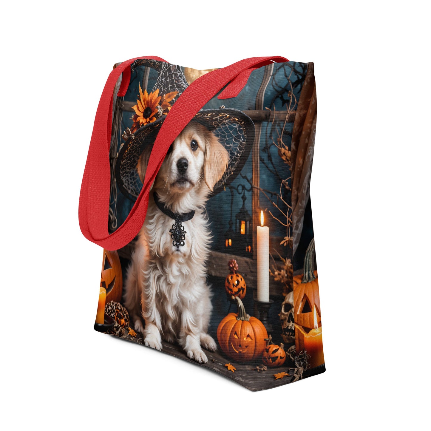 Cute Halloween Puppy Tote Bag - Tote Bags - Discovery Co.