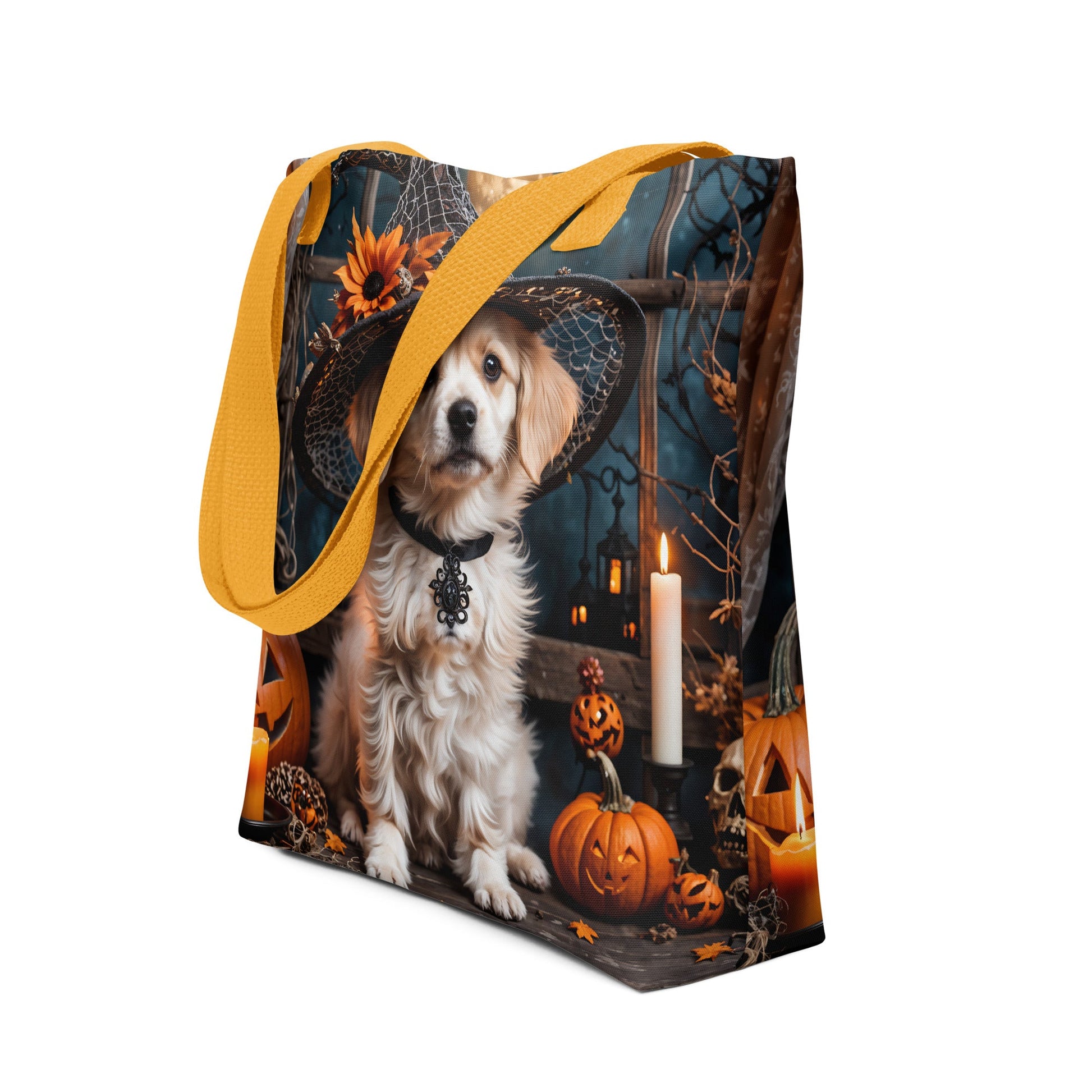 Cute Halloween Puppy Tote Bag - Tote Bags - Discovery Co.