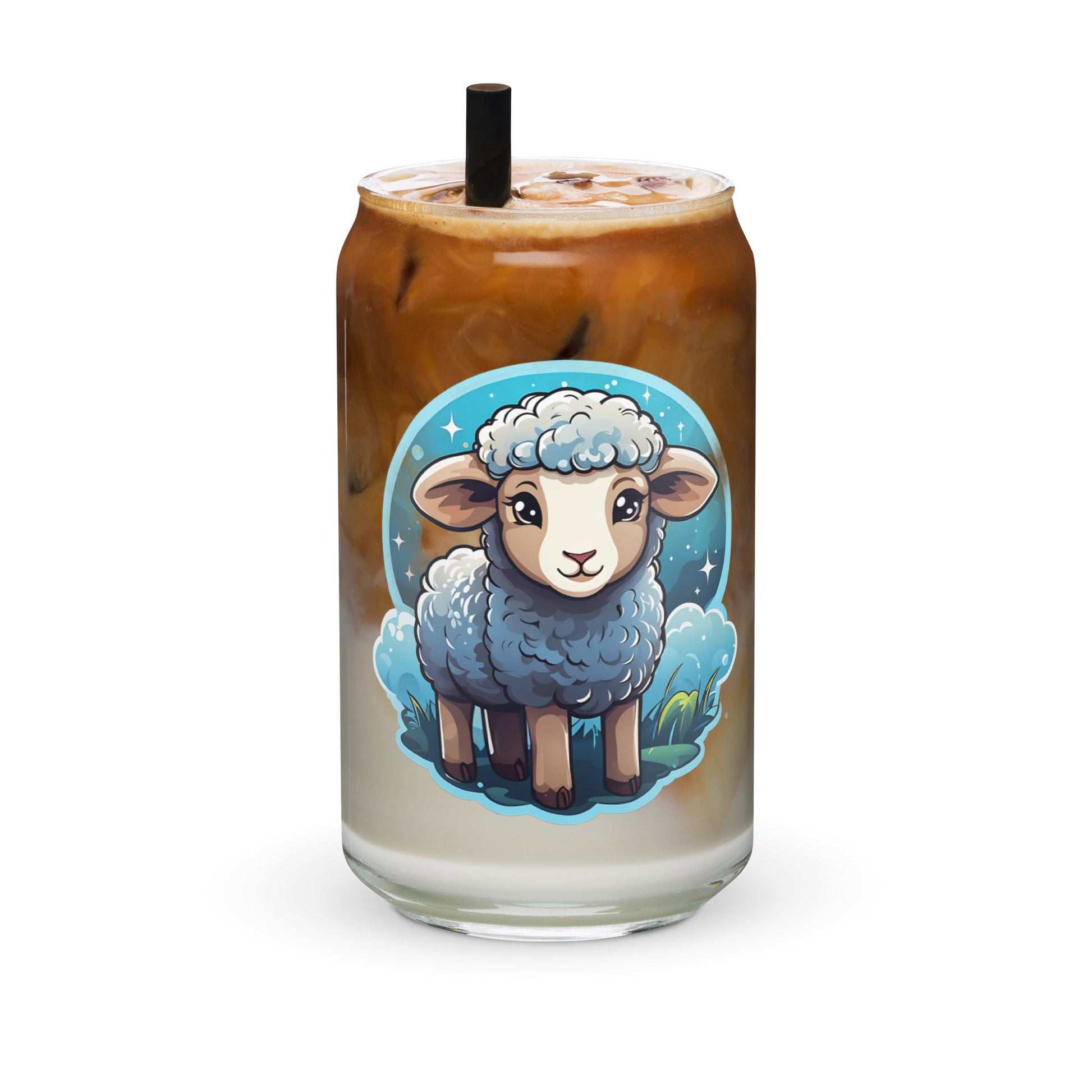 Cute Lamb Can - shaped Glass - Can - Shaped Glass - Discovery Co.