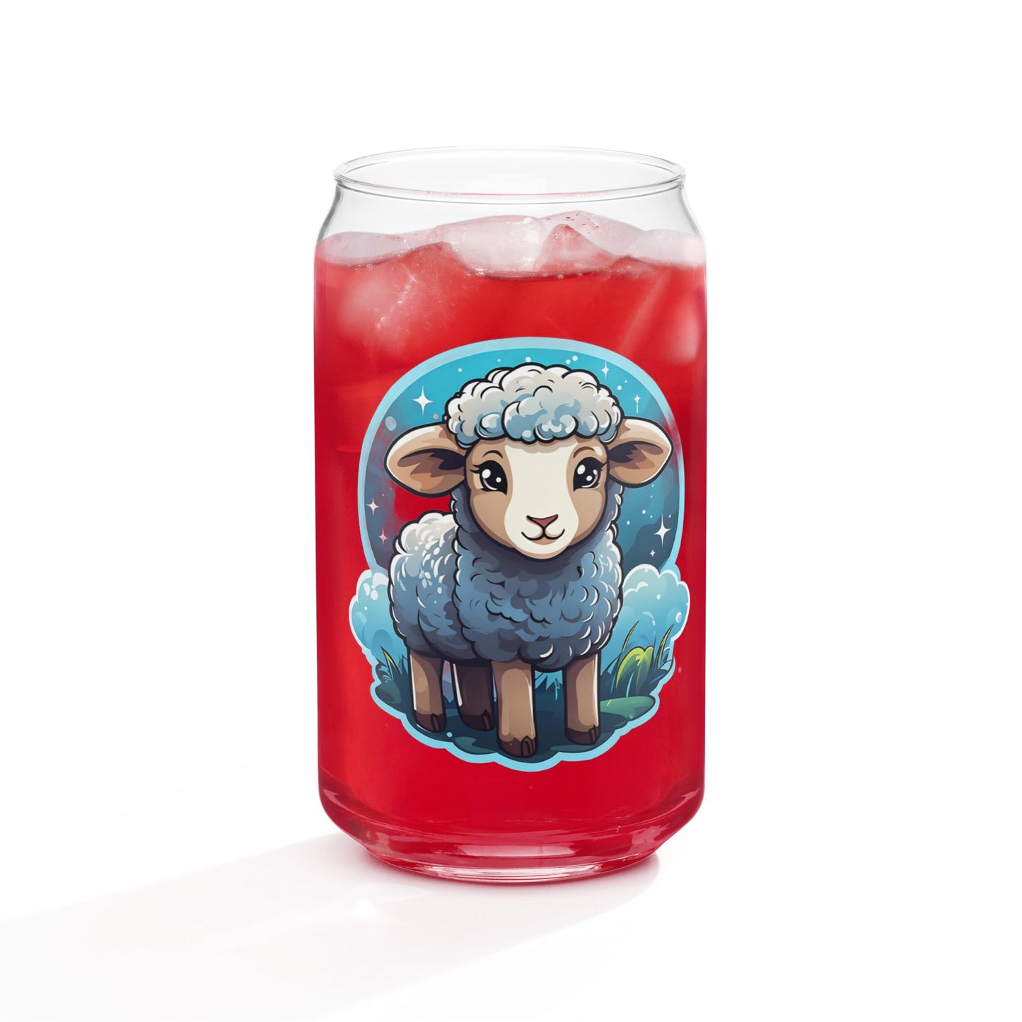 Cute Lamb Can - shaped Glass - Can - Shaped Glass - Discovery Co.