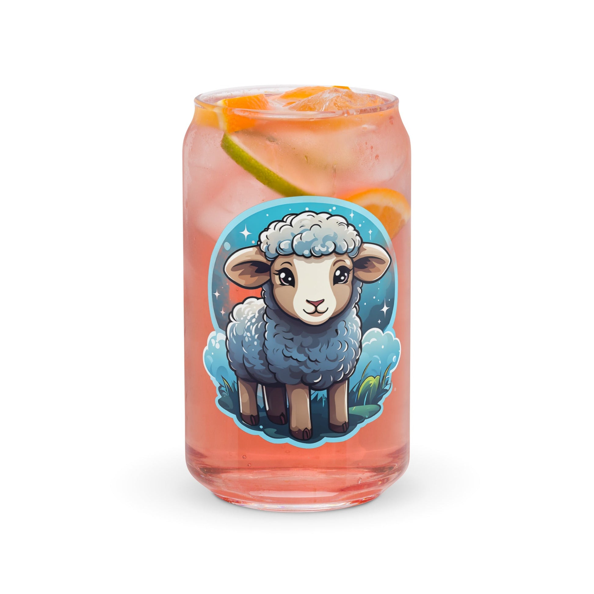 Cute Lamb Can - shaped Glass - Can - Shaped Glass - Discovery Co.