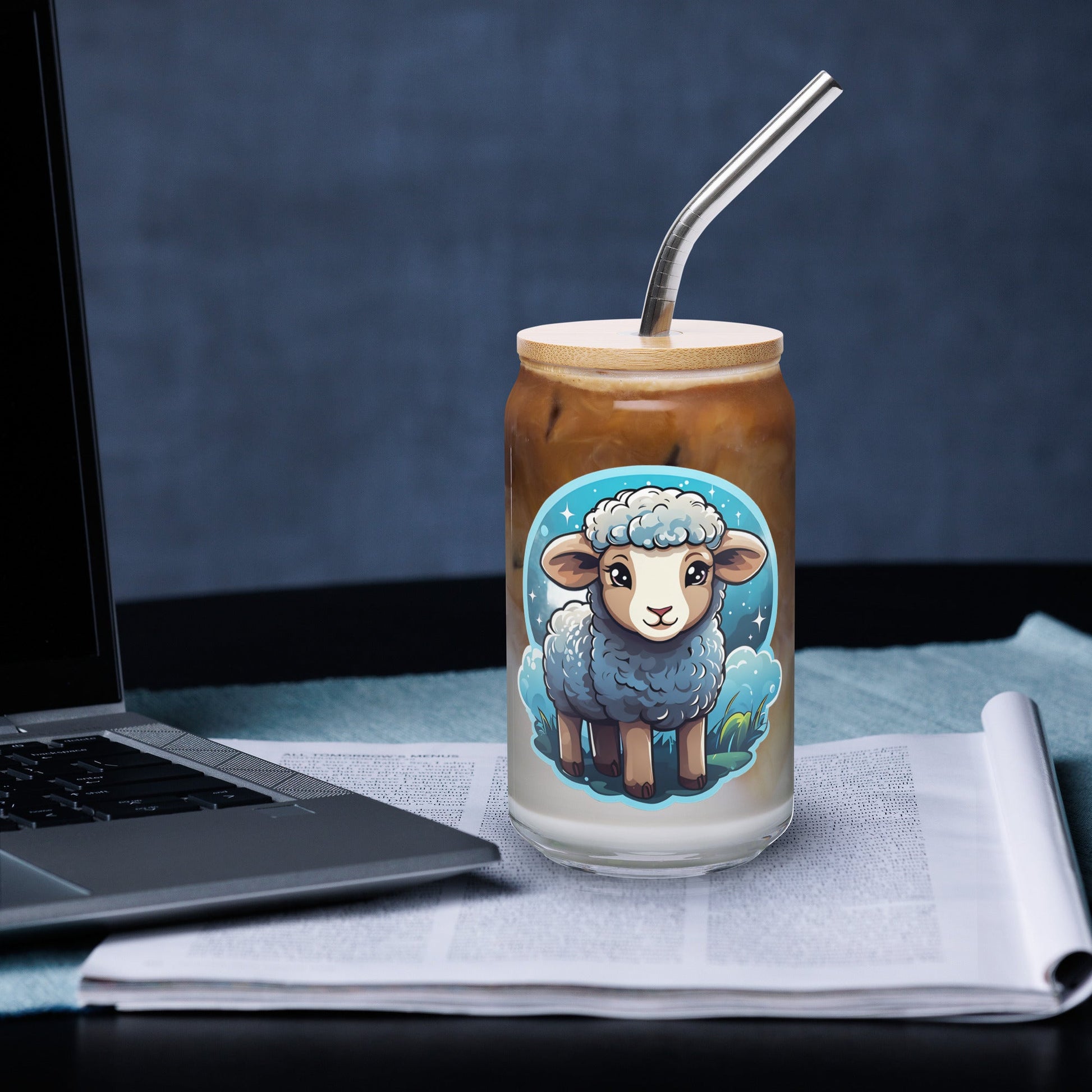 Cute Lamb Can - shaped Glass - Can - Shaped Glass - Discovery Co.
