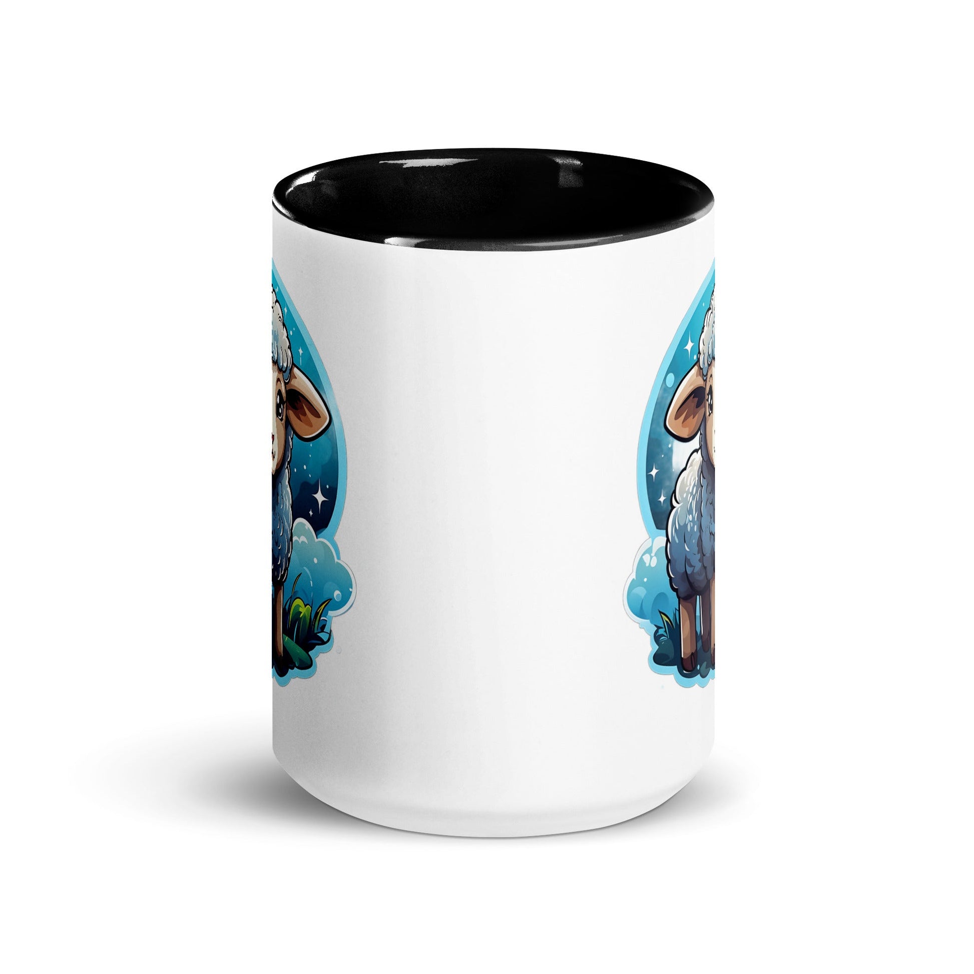Cute Lamb Mug with Color Inside (11 oz, 15 oz) - Mugs - Discovery Co.