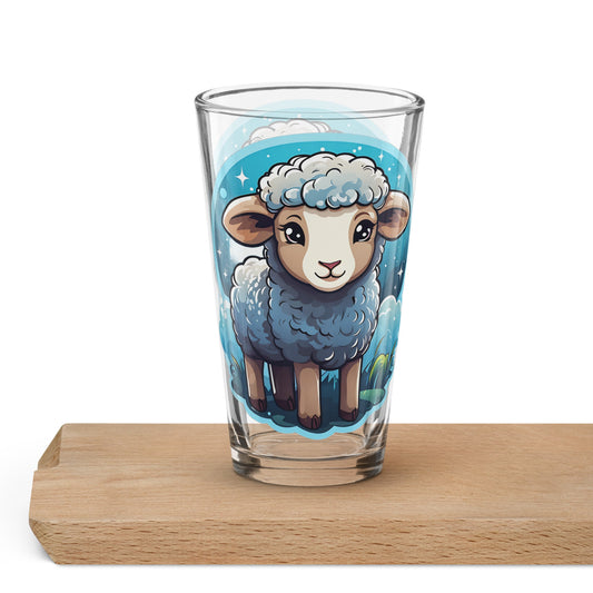 Cute Lamb Pint Glass (16 oz) - Beer Glass - Discovery Co.
