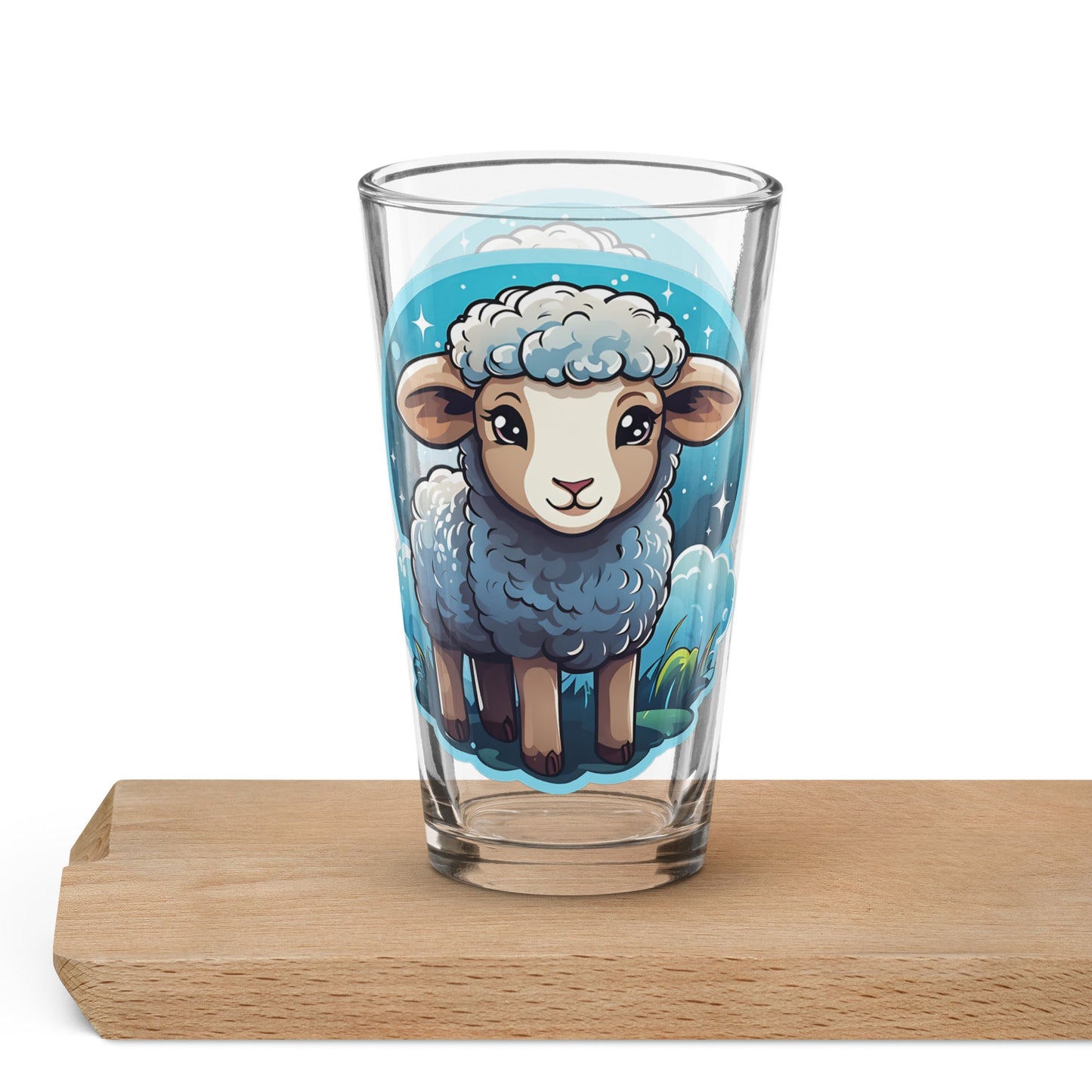 Cute Lamb Pint Glass (16 oz) - Beer Glass - Discovery Co.