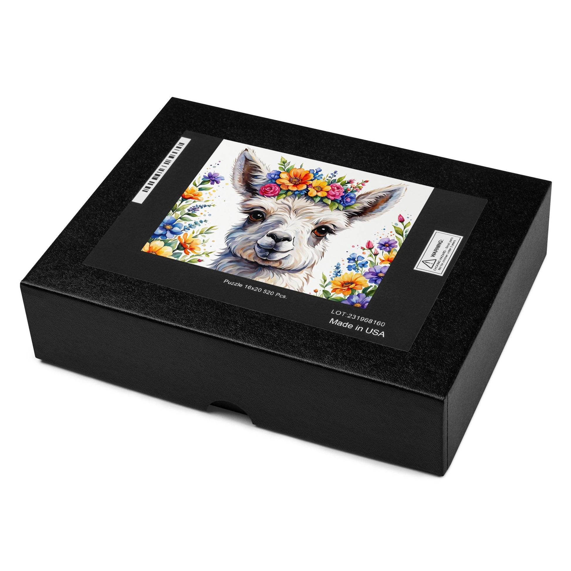 Cute Llama With Flowers Jigsaw Puzzle - Puzzle - Discovery Co.