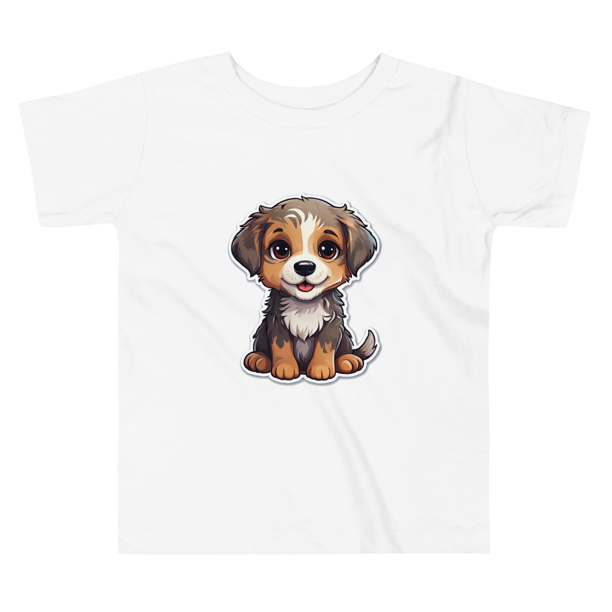 Cute Puppy Toddler Short Sleeve Tee - Baby & Toddler Apparel - Discovery Co.