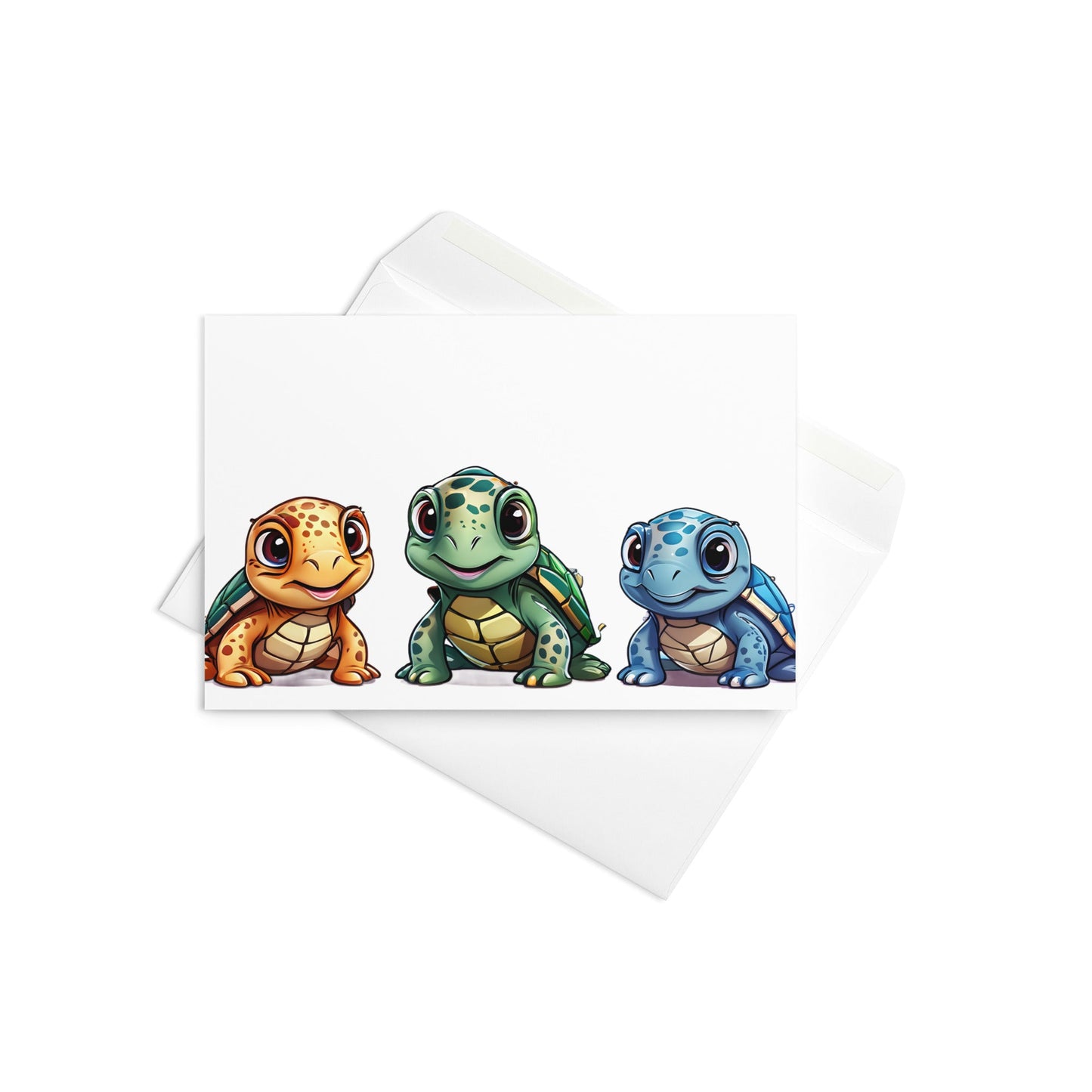 Cute Turtles Greeting Card - Greeting Card - Discovery Co.